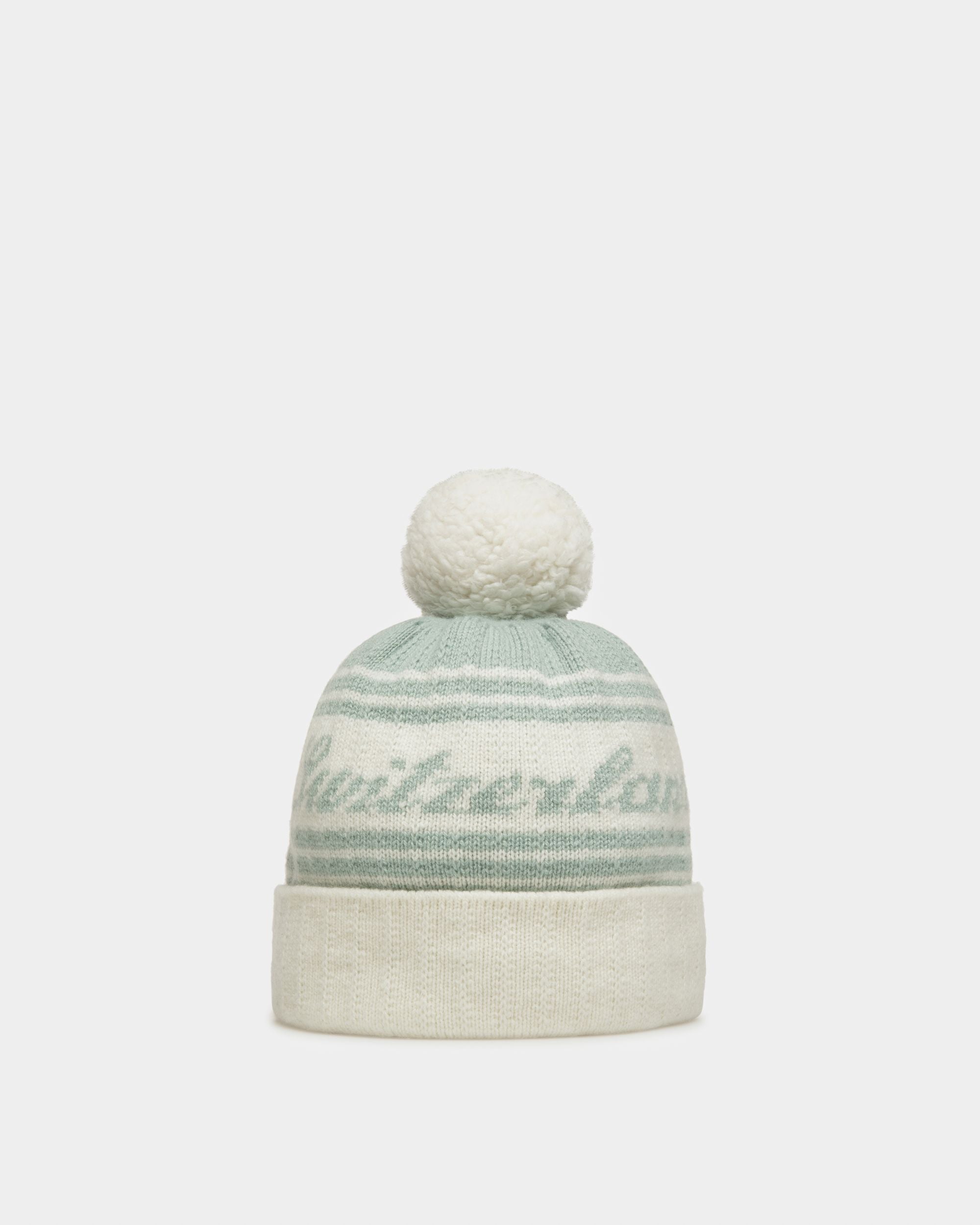 Cappello A Cuffia Switzerland Azzurro E Avorio - Uomo - Bally - 03