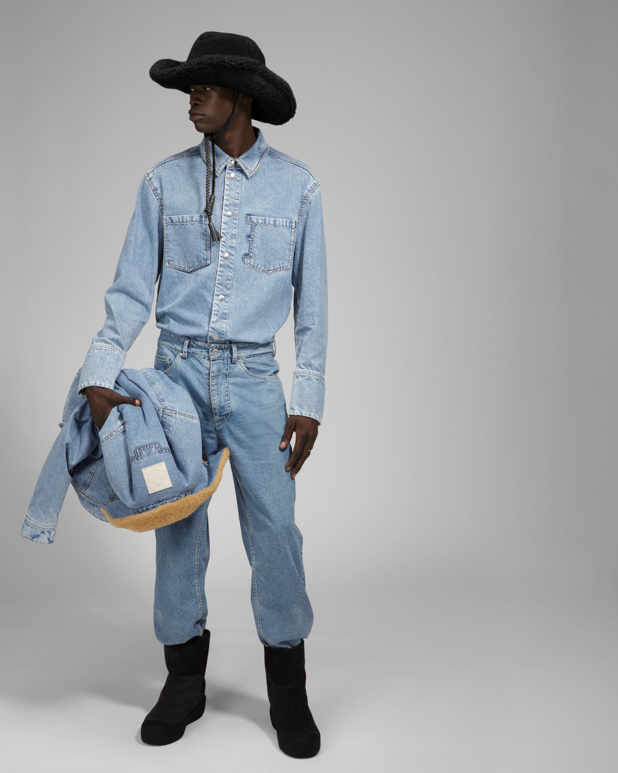 Camicia In Cotone Denim - Uomo - Bally - 02