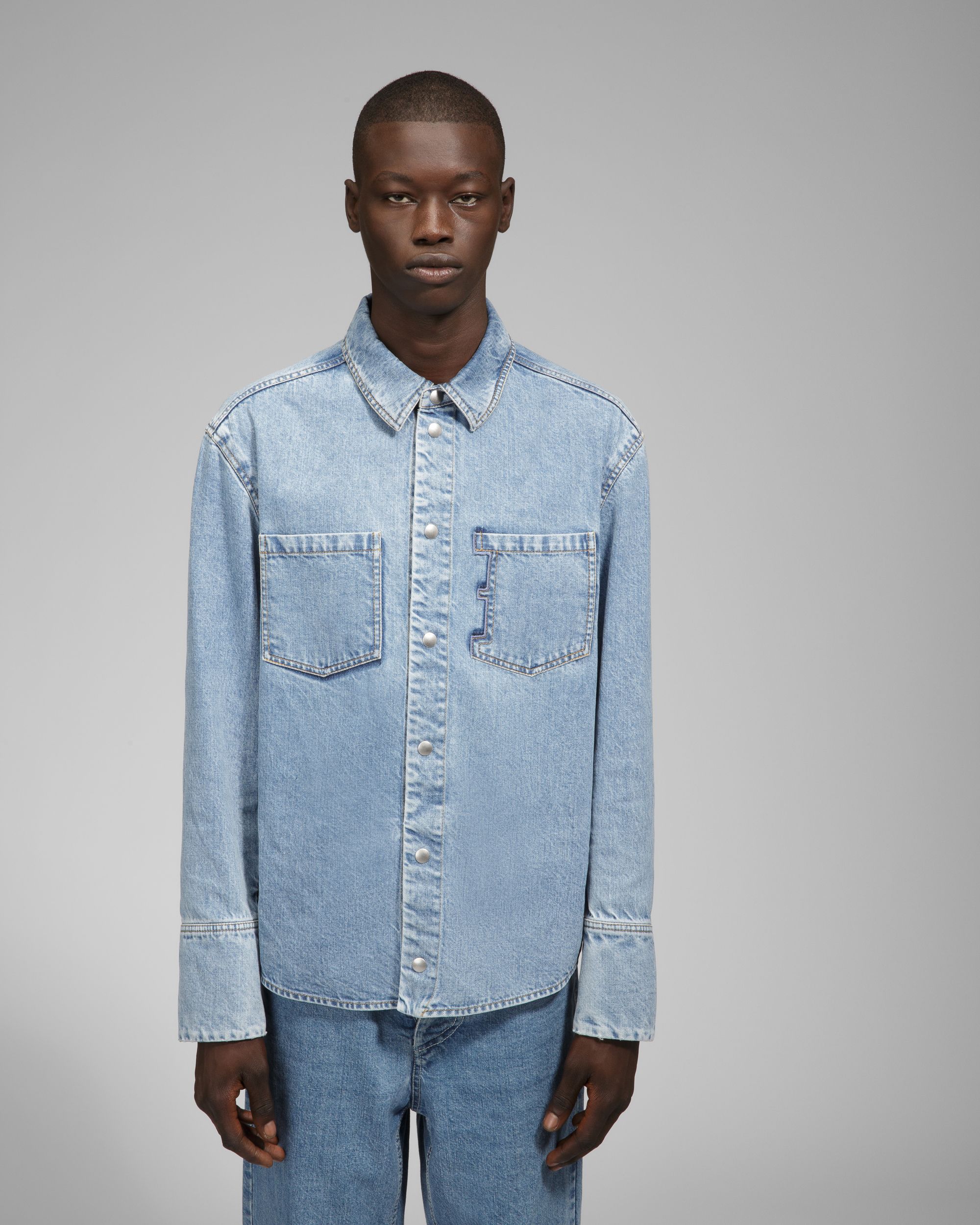 Camicia In Cotone Denim - Uomo - Bally - 04