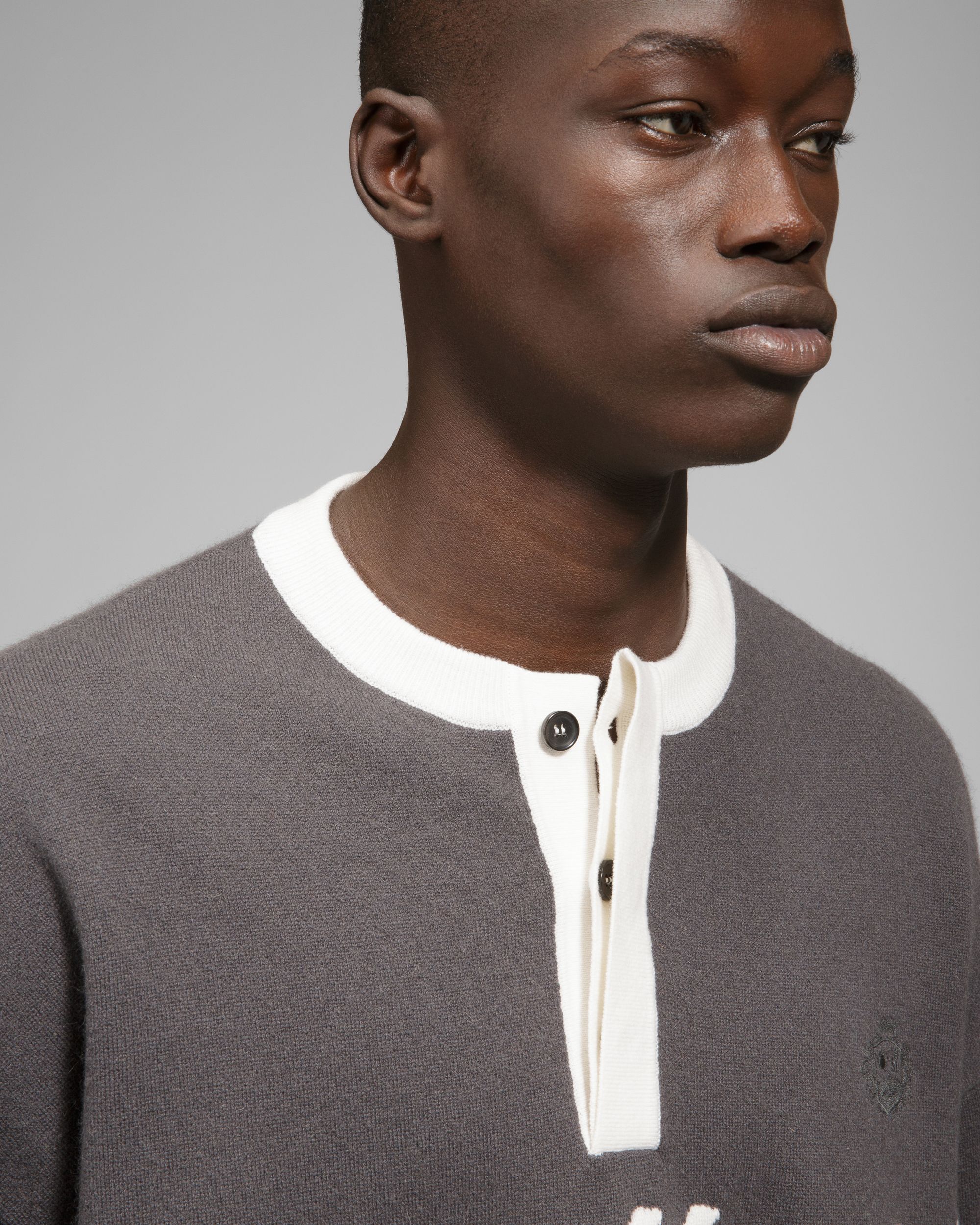 Maglione Girocollo In Cachemire Grigio - Uomo - Bally - 04