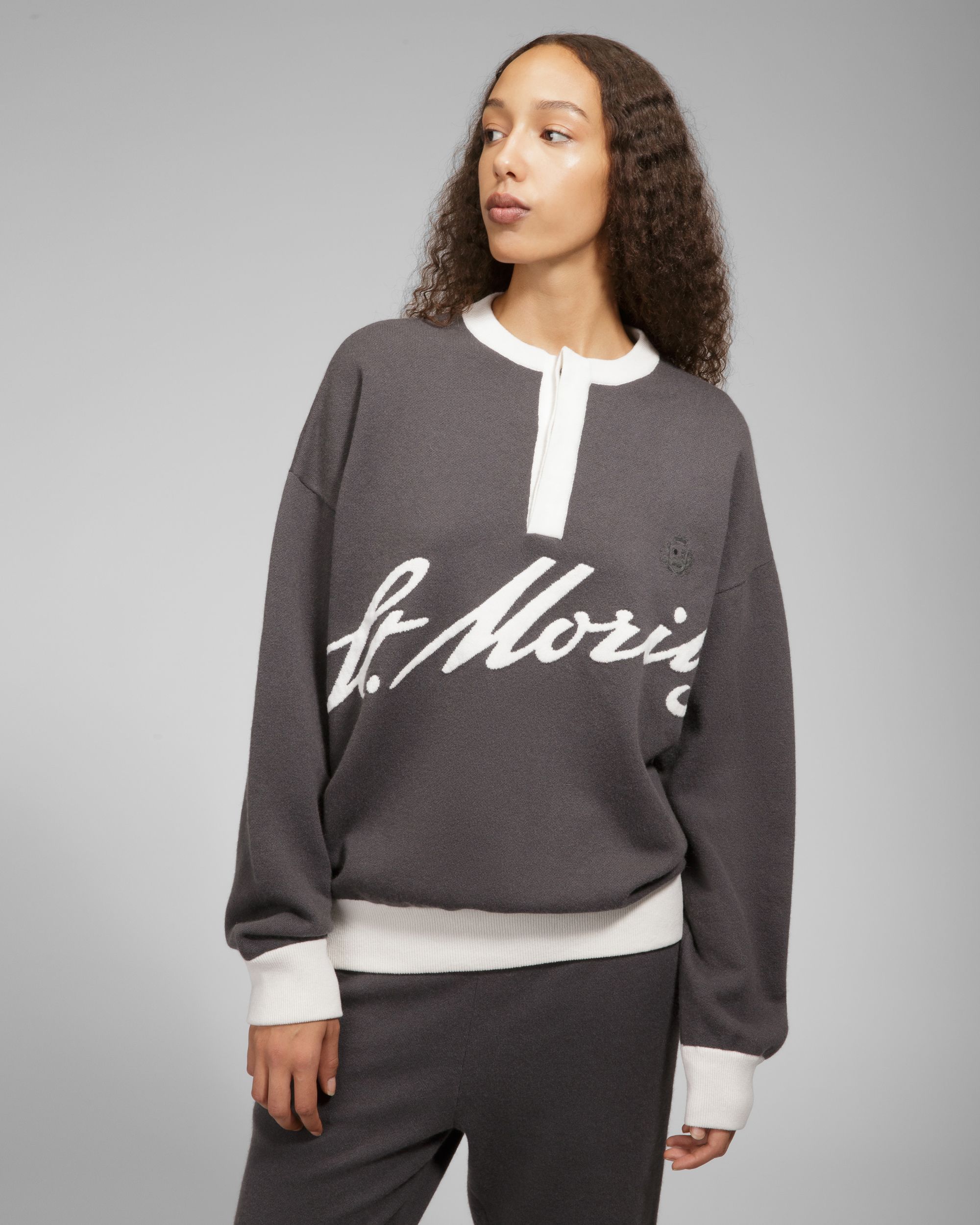 Maglione Girocollo In Cachemire Grigio - Uomo - Bally - 06