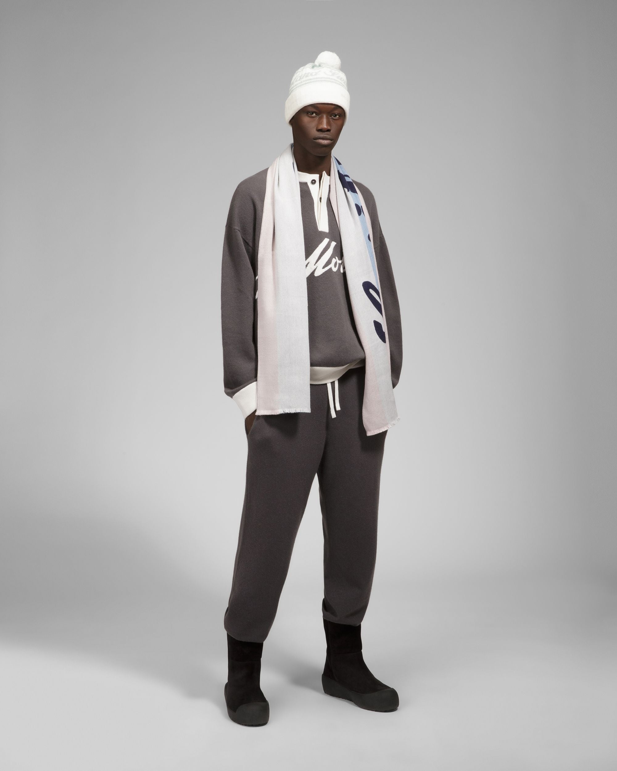 Maglione Girocollo In Cachemire Grigio - Uomo - Bally - 08