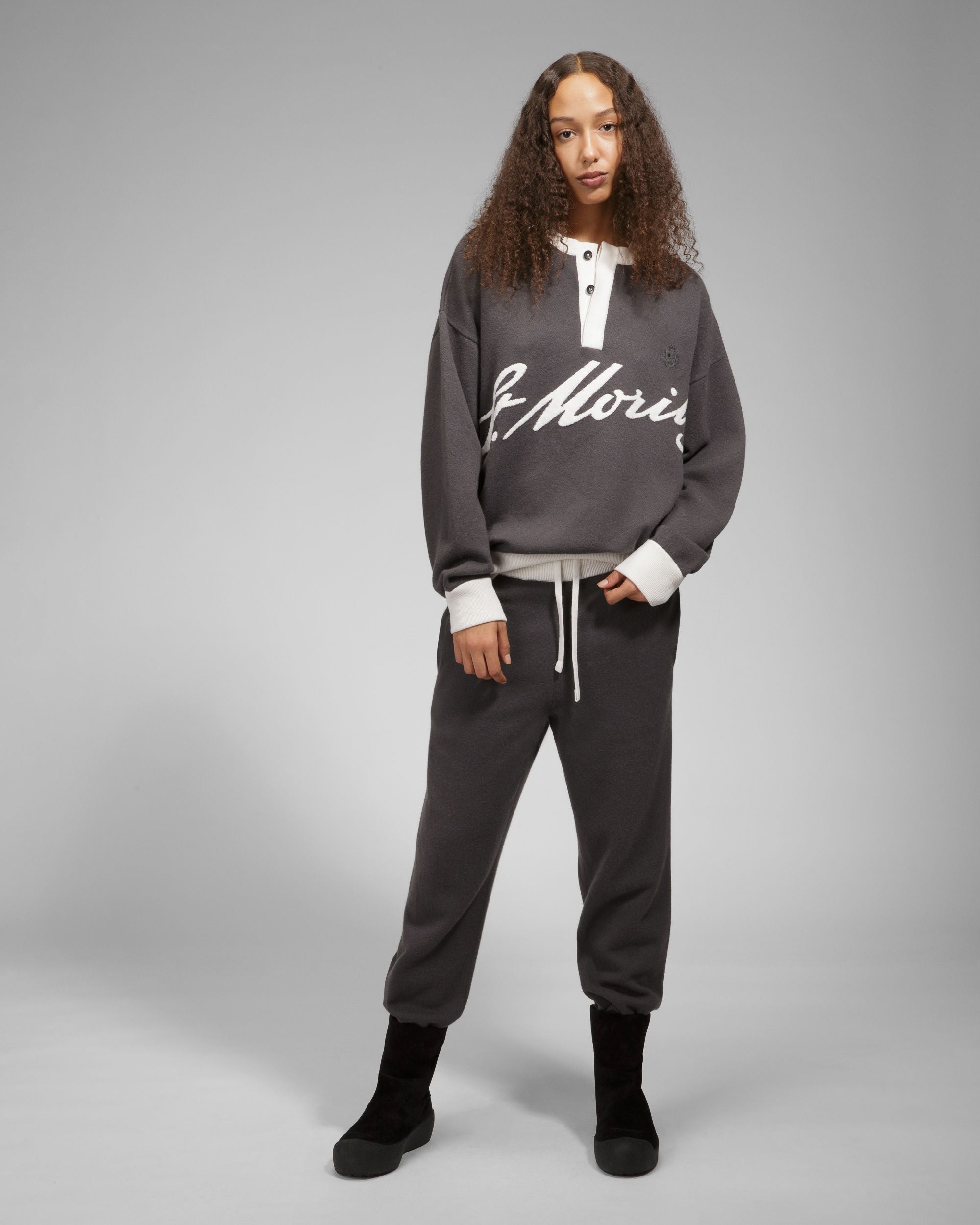 Maglione Girocollo In Cachemire Grigio - Uomo - Bally - 09