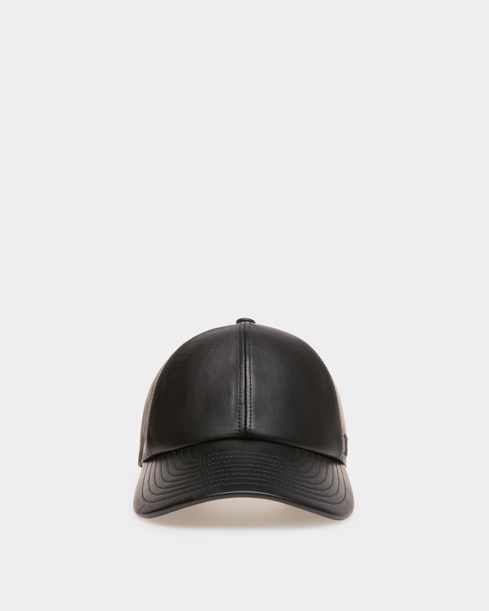 Cappello In Pelle Nera - Uomo - Bally - 01