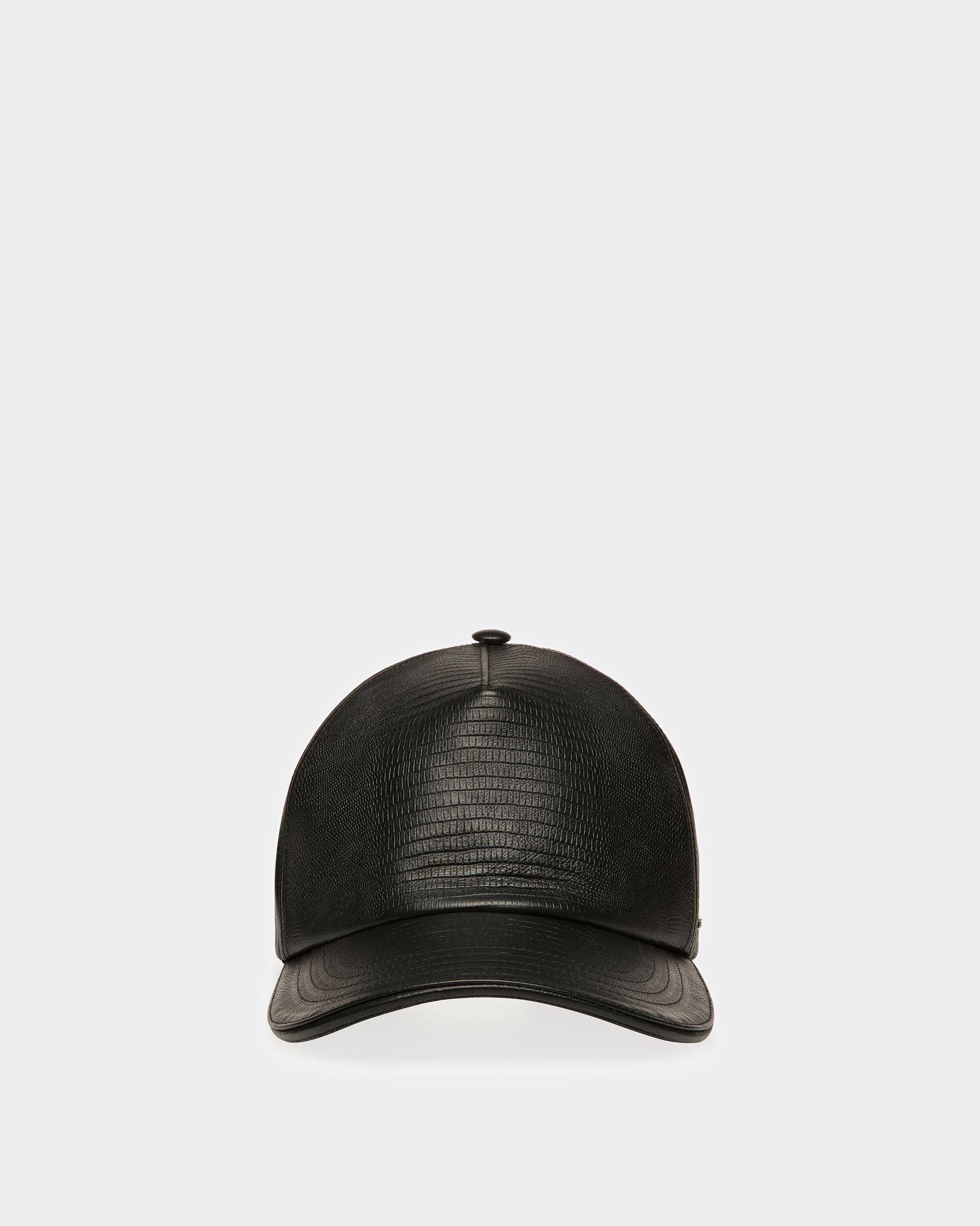 Cappellino In Pelle Nera - Uomo - Bally - 03