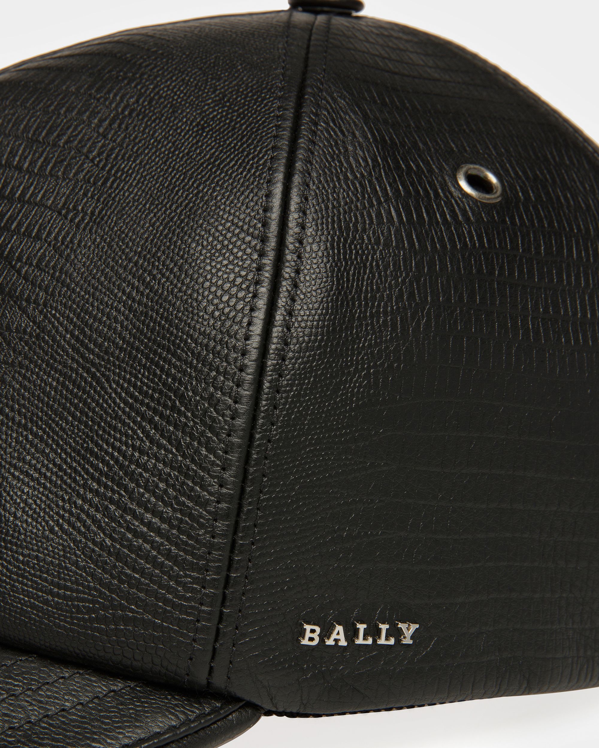 Cappellino In Pelle Nera - Uomo - Bally - 05