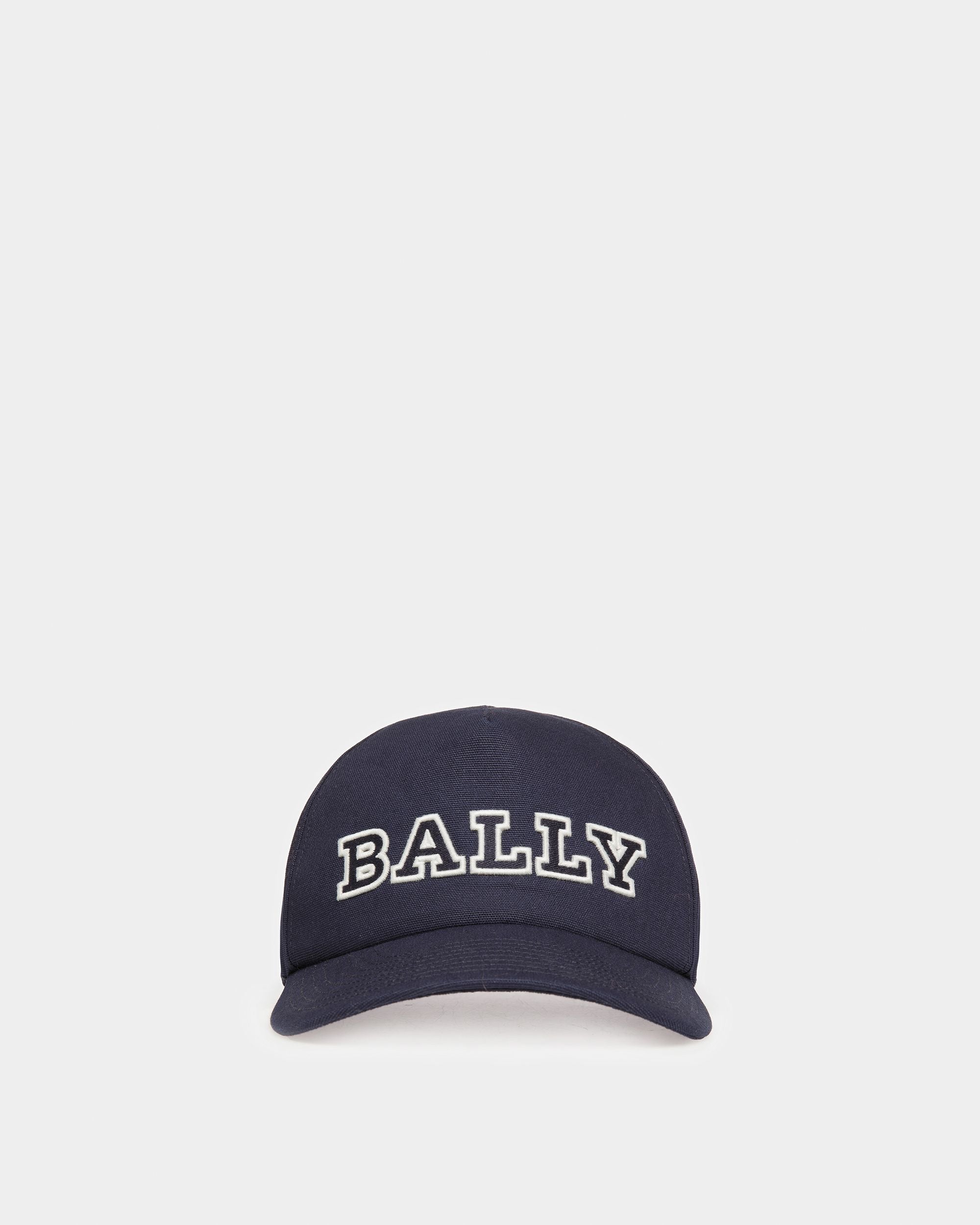 Cappellino In Cotone Color Inchiostro - Uomo - Bally - 01