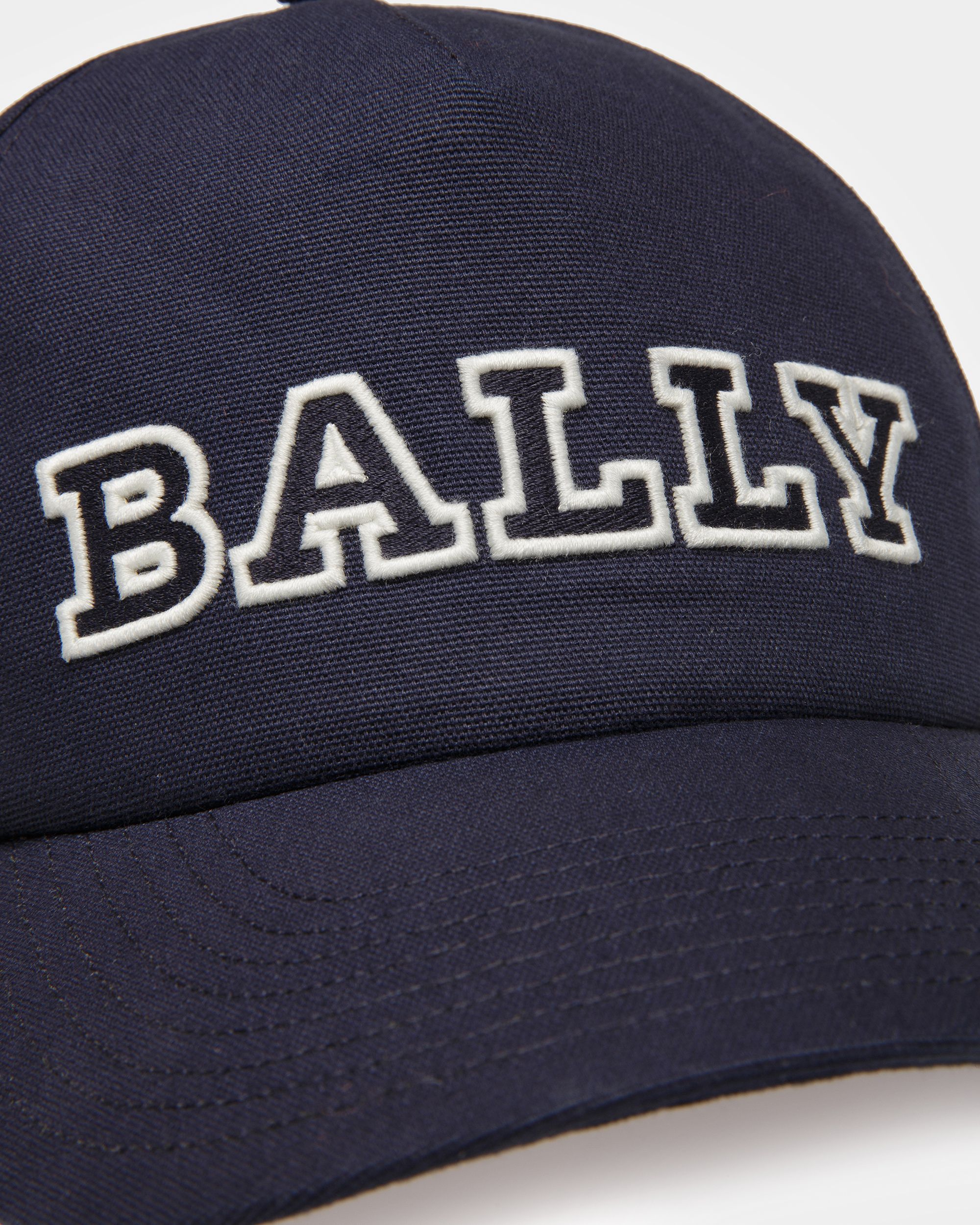 Cappellino In Cotone Color Inchiostro - Uomo - Bally - 03