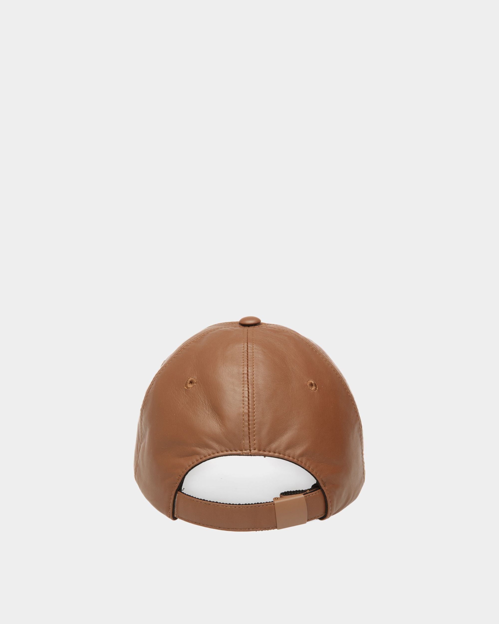 Cappellino In Pelle Marrone - Uomo - Bally - 02
