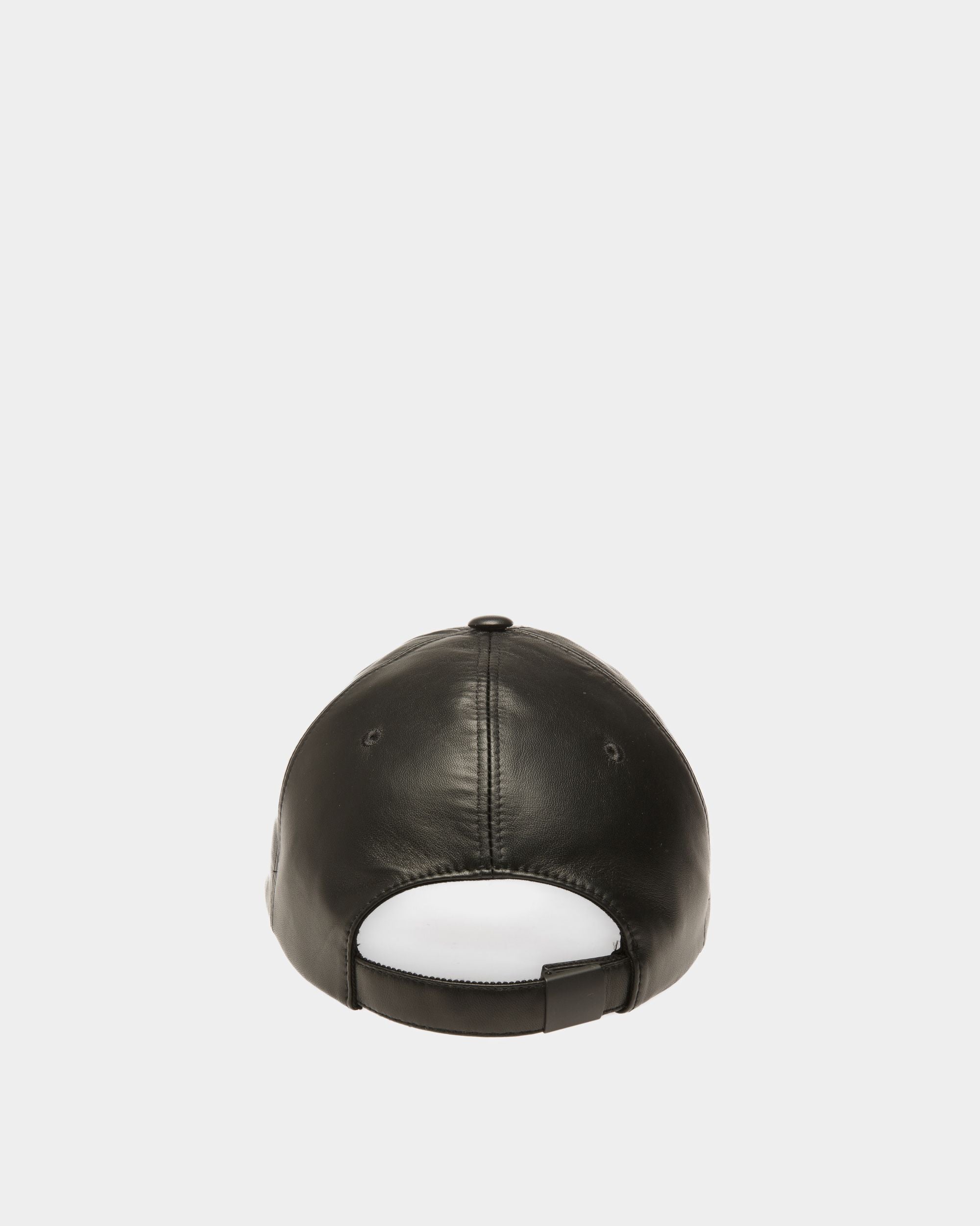Cappellino In Pelle Nera - Uomo - Bally - 02