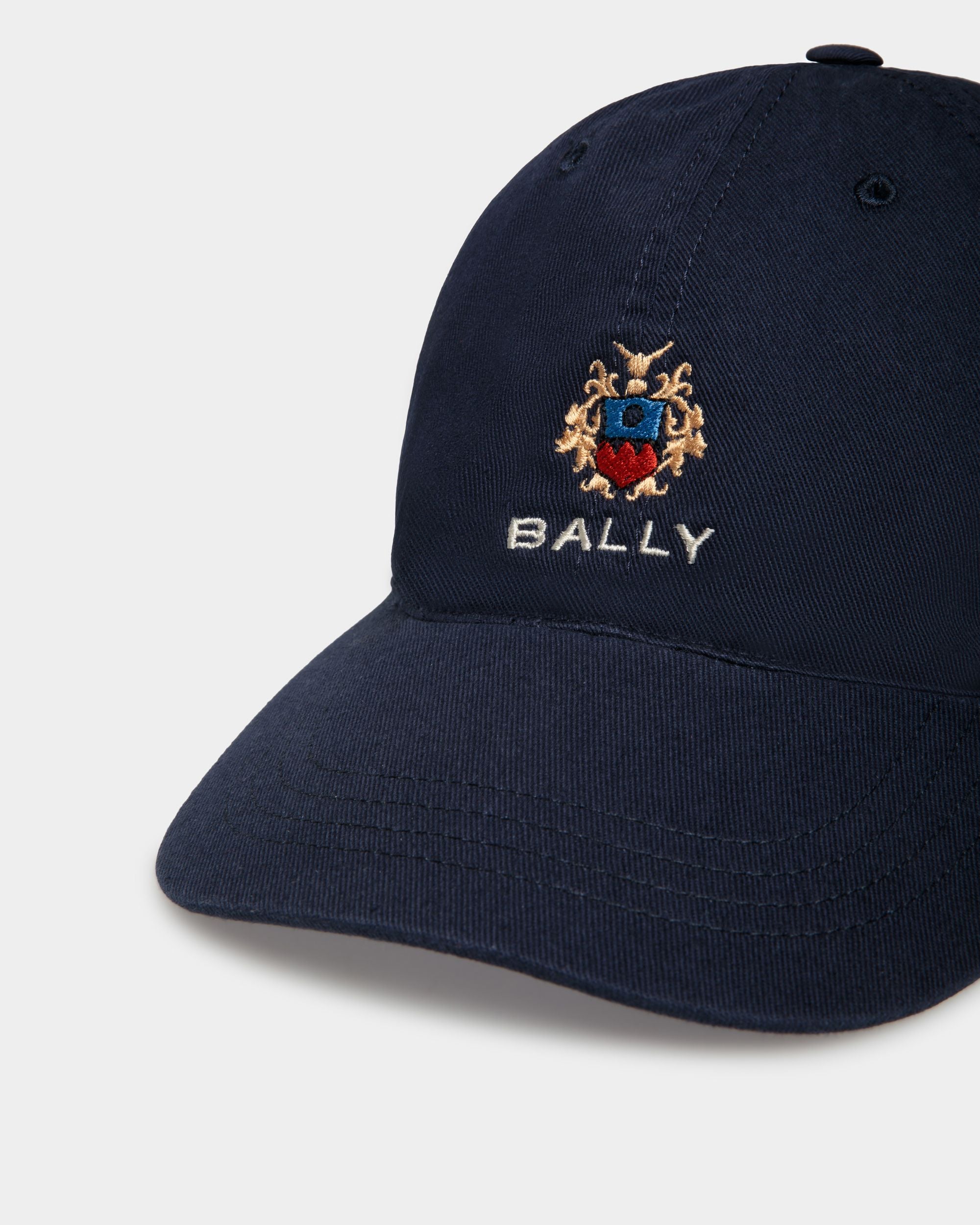 Cappellino In Cotone Navy Blue - Uomo - Bally - 04