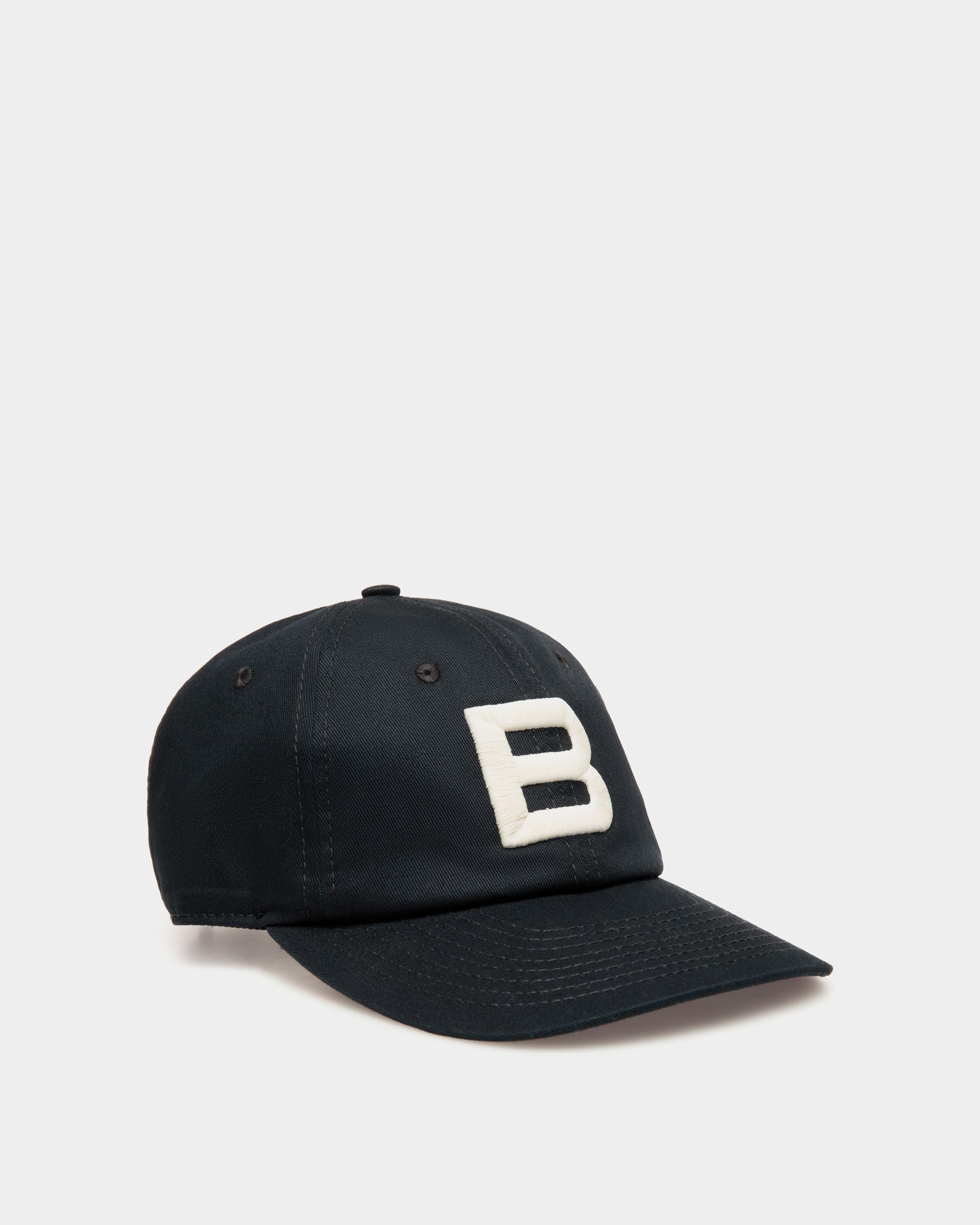 Cappellino In Cotone Navy Blue - Uomo - Bally - 01