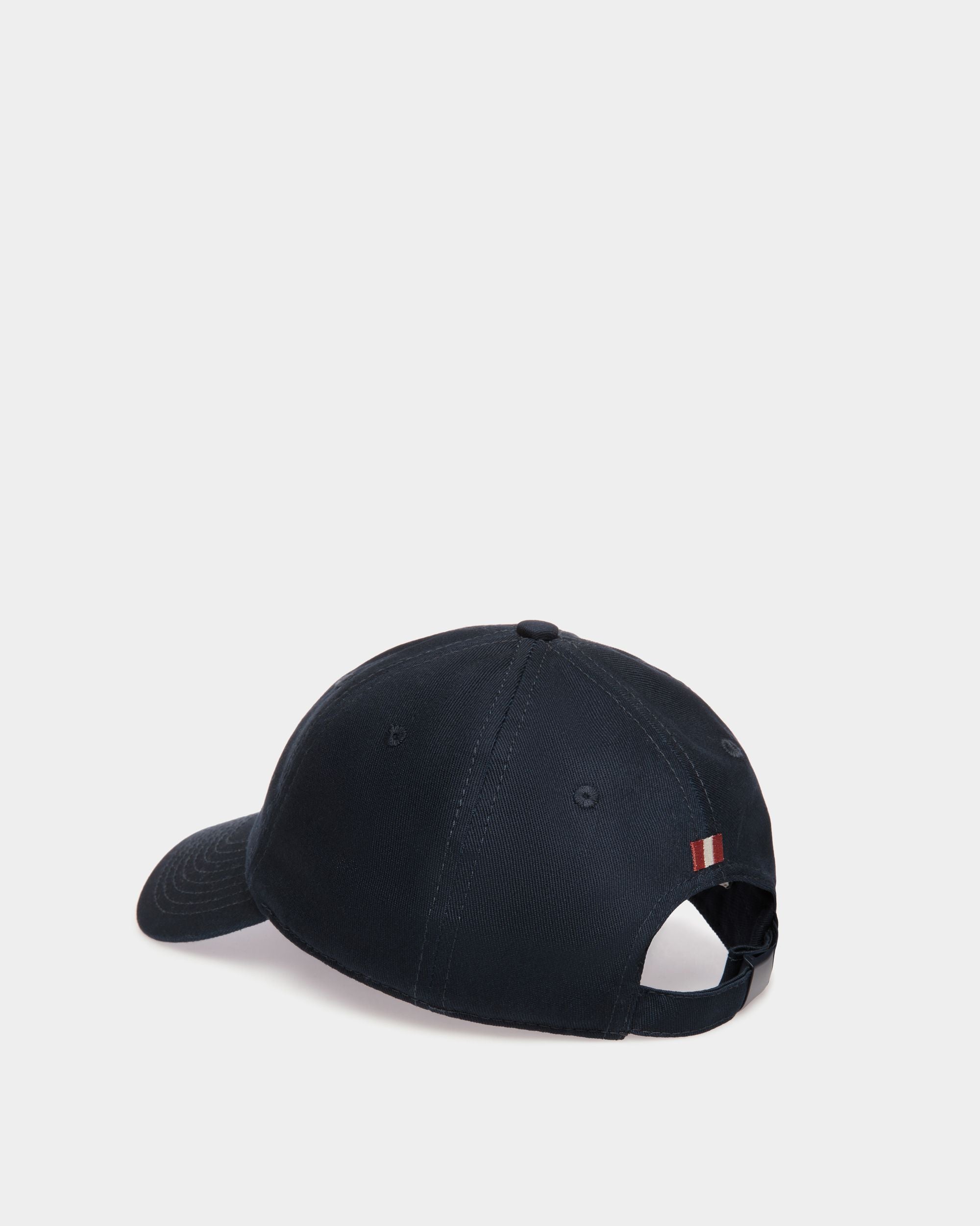 Cappellino In Cotone Navy Blue Con Ricamo Enchanting Mushrooms - Uomo - Bally - 03