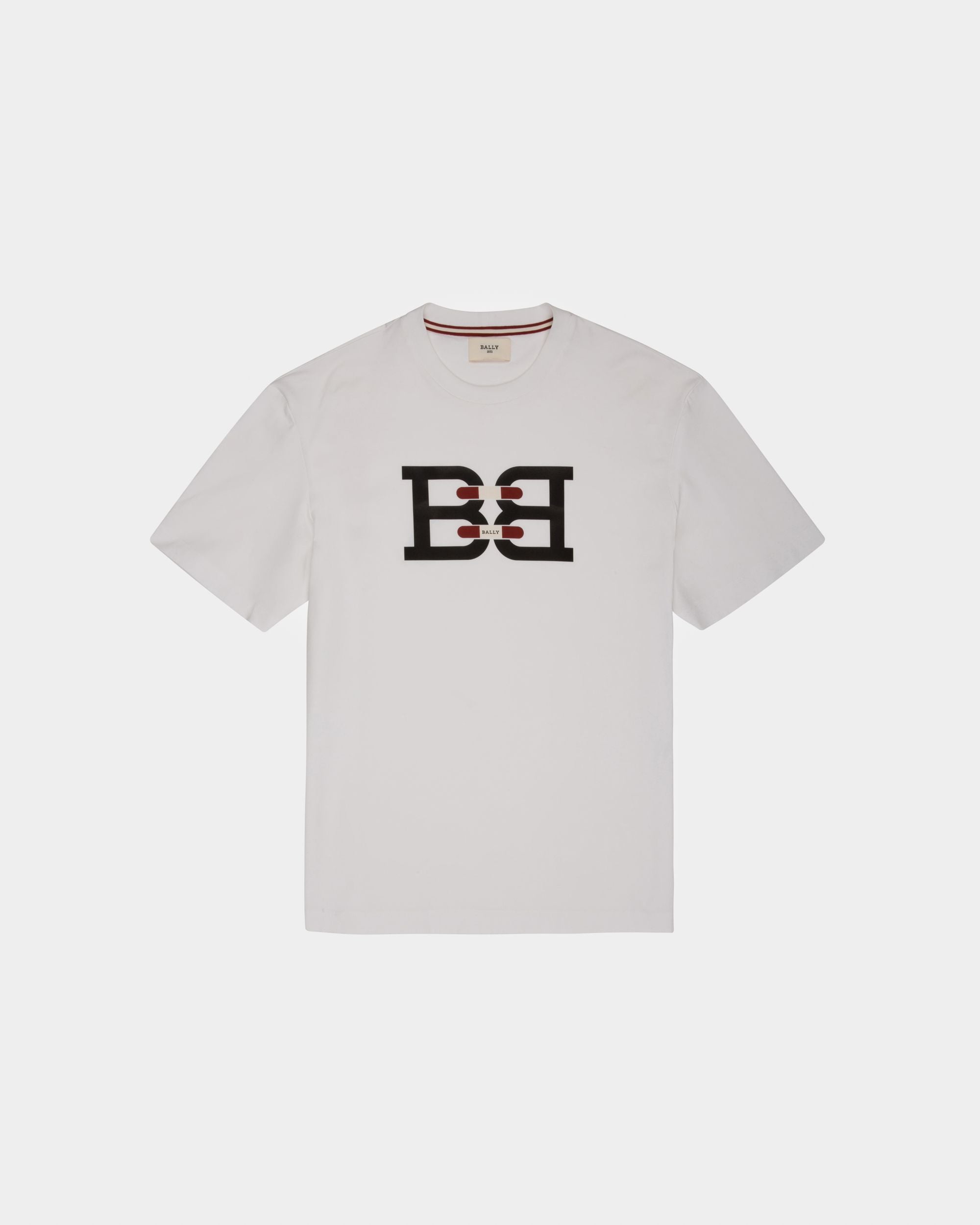 T-Shirt B-Chain In Cotone Colore Bianco - Uomo - Bally - 01