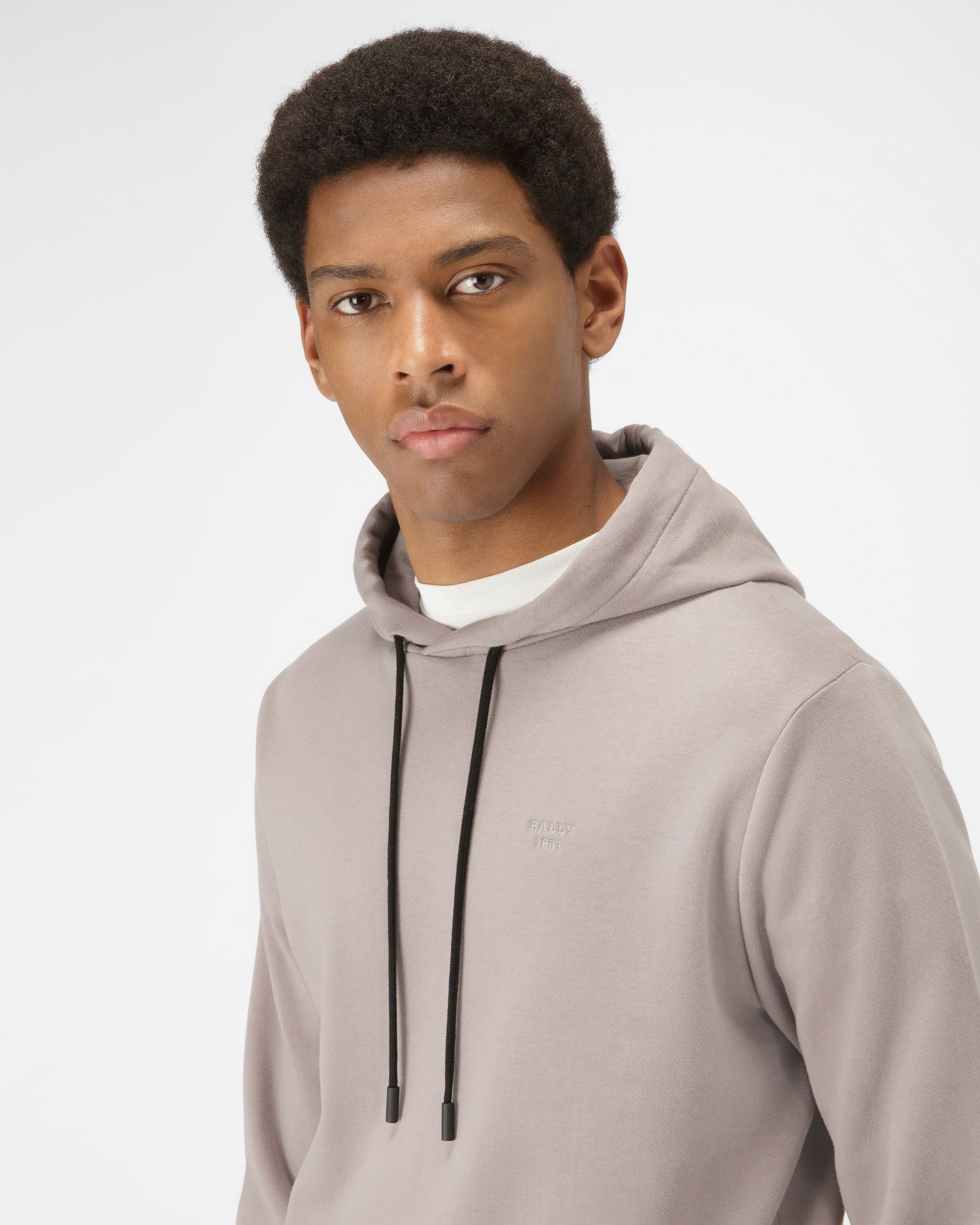 Felpa In Misto Cotone Biologico Grigio - Uomo - Bally - 02