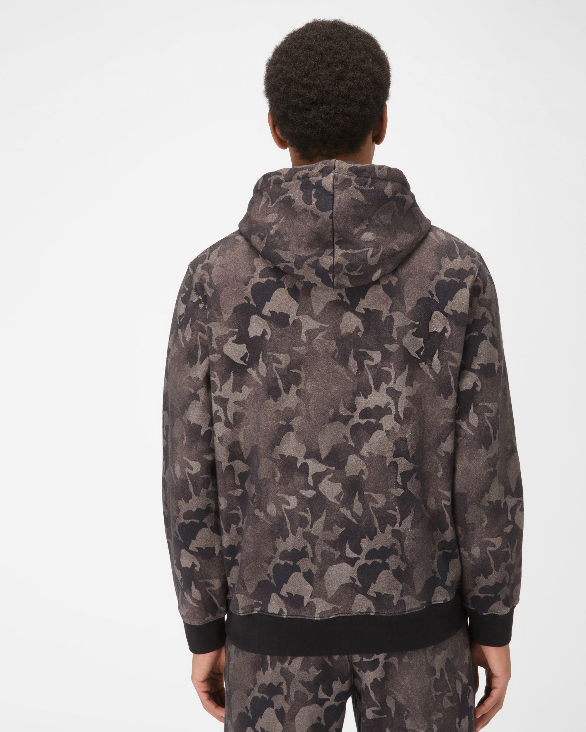 Felpa Camouflage In Cotone Biologico Nera - Uomo - Bally - 03