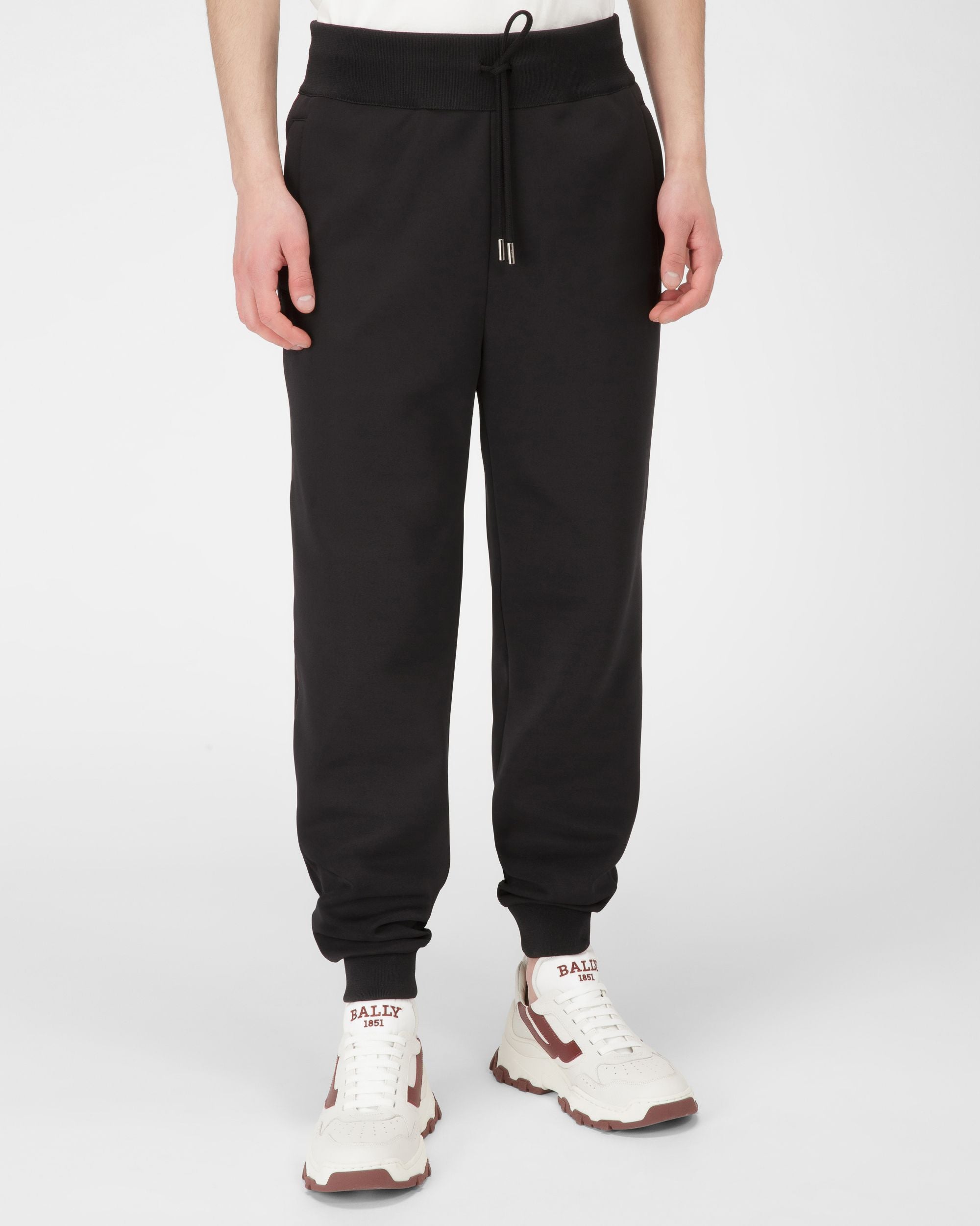 Pantaloni In Felpa Con Profili A Contrasto - Uomo - Bally - 01