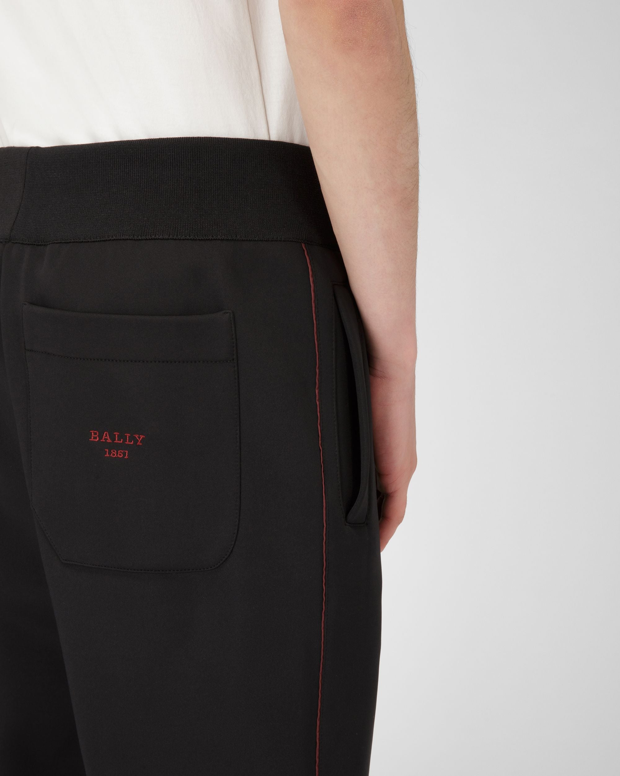 Pantaloni In Felpa Con Profili A Contrasto - Uomo - Bally - 02