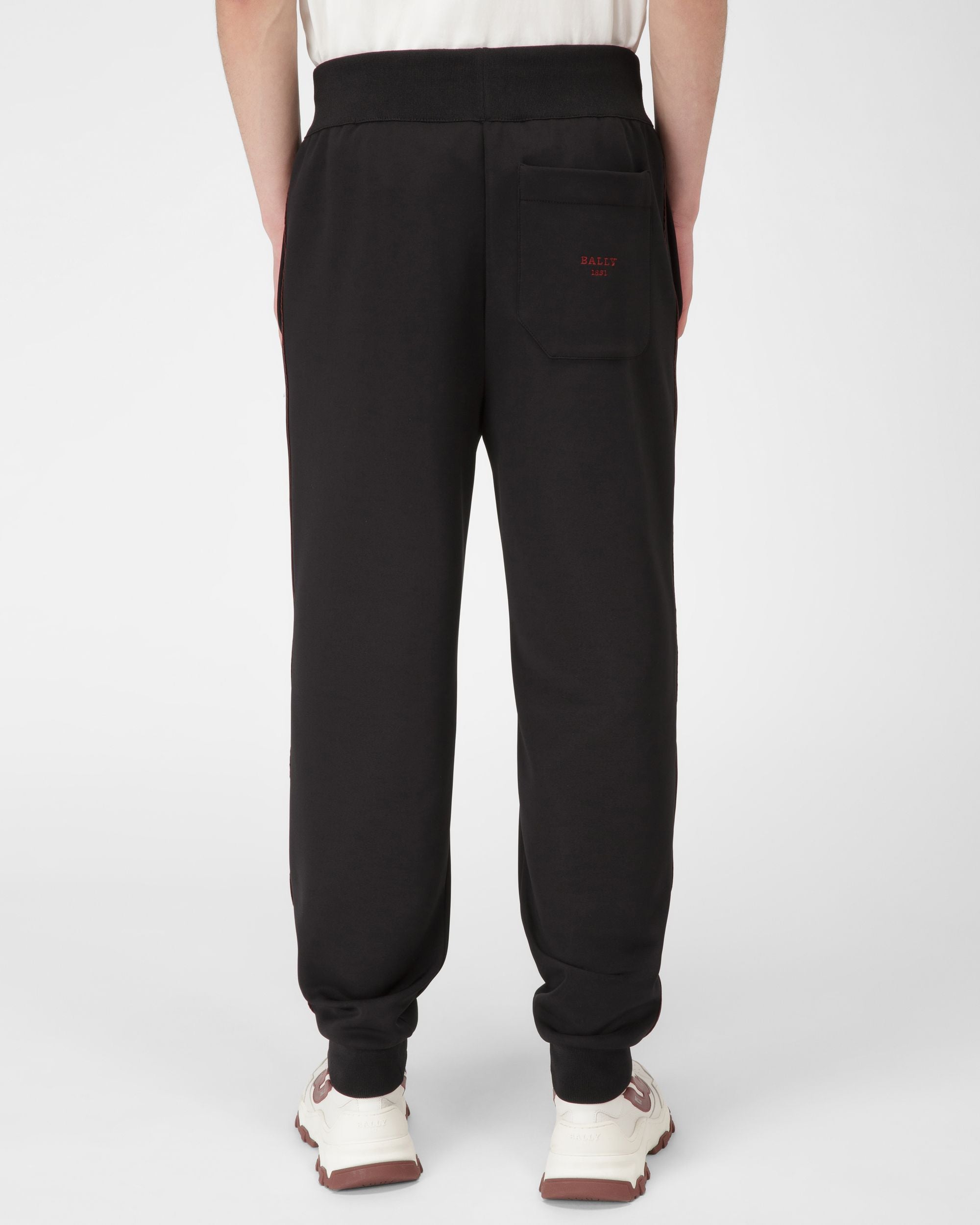 Pantaloni In Felpa Con Profili A Contrasto - Uomo - Bally - 03