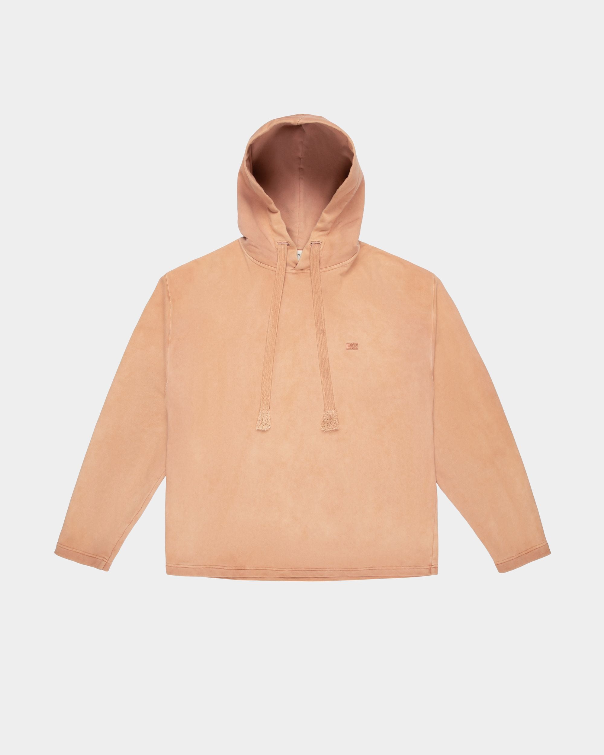 Felpa Con Cappuccio B-Chain In Cotone Rosa - Uomo - Bally - 01