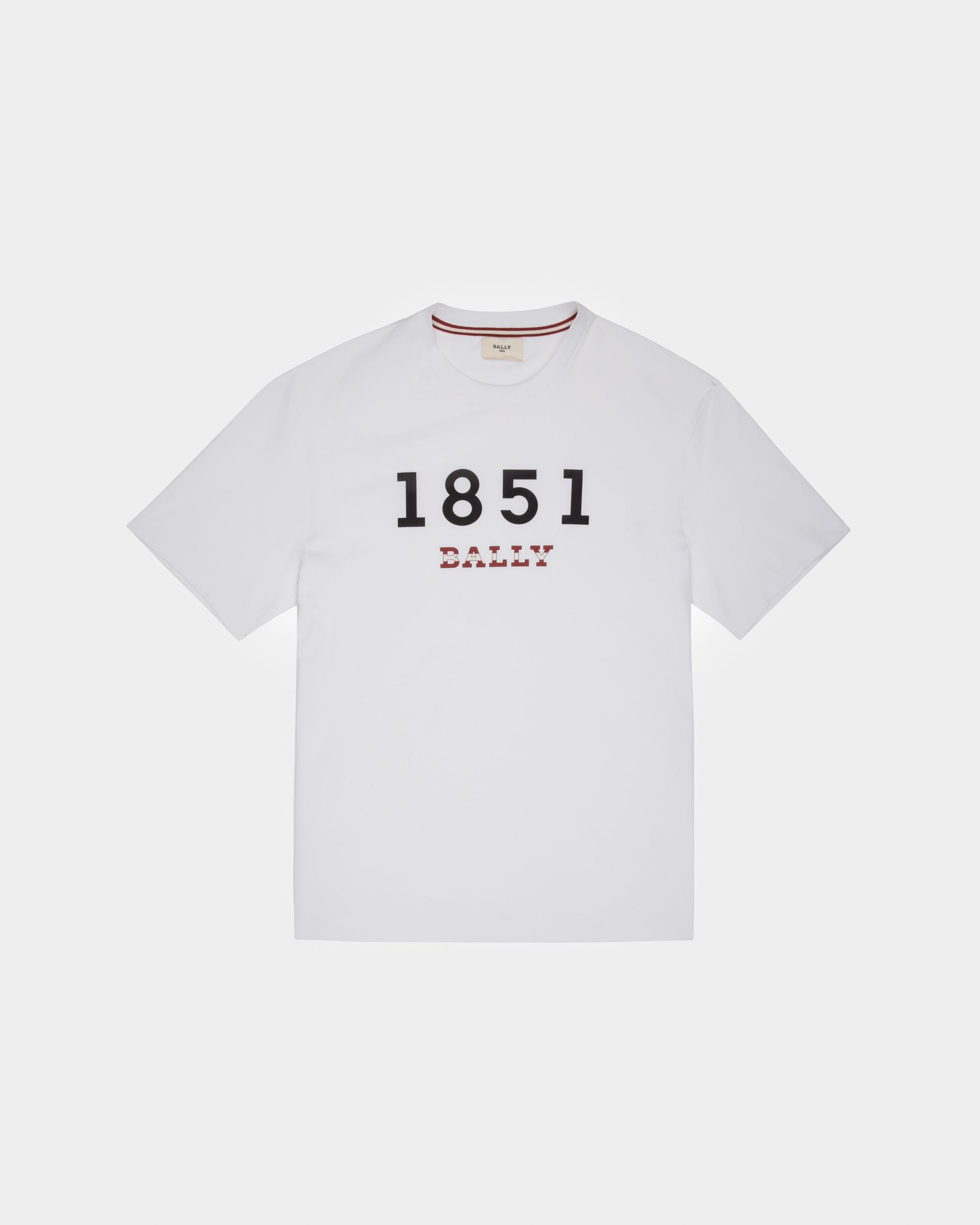 T-Shirt 1851 In Cotone Colore Bianco - Uomo - Bally - 01