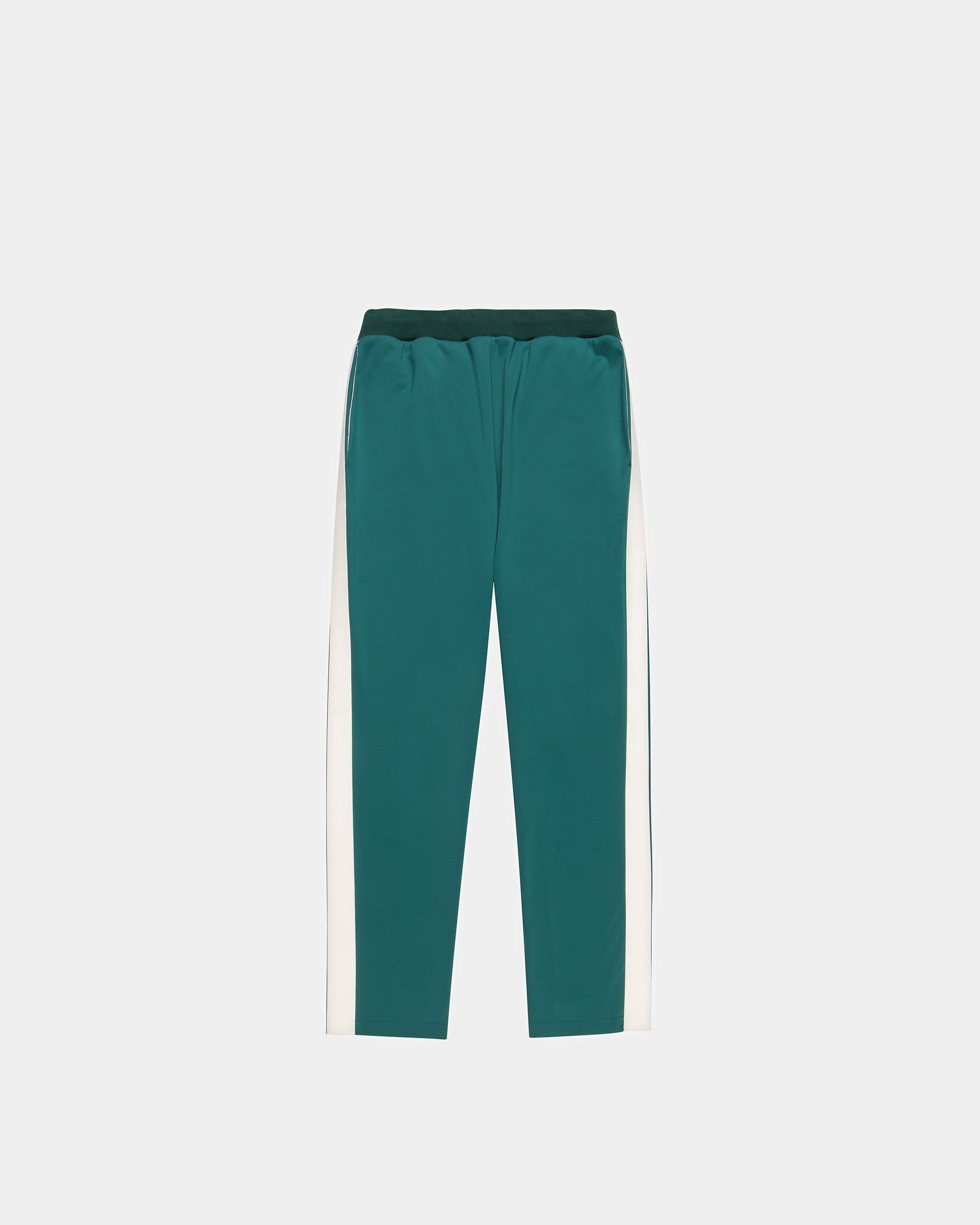 Pantalone Sportivo In Misto Cotone Verde - Uomo - Bally - 01