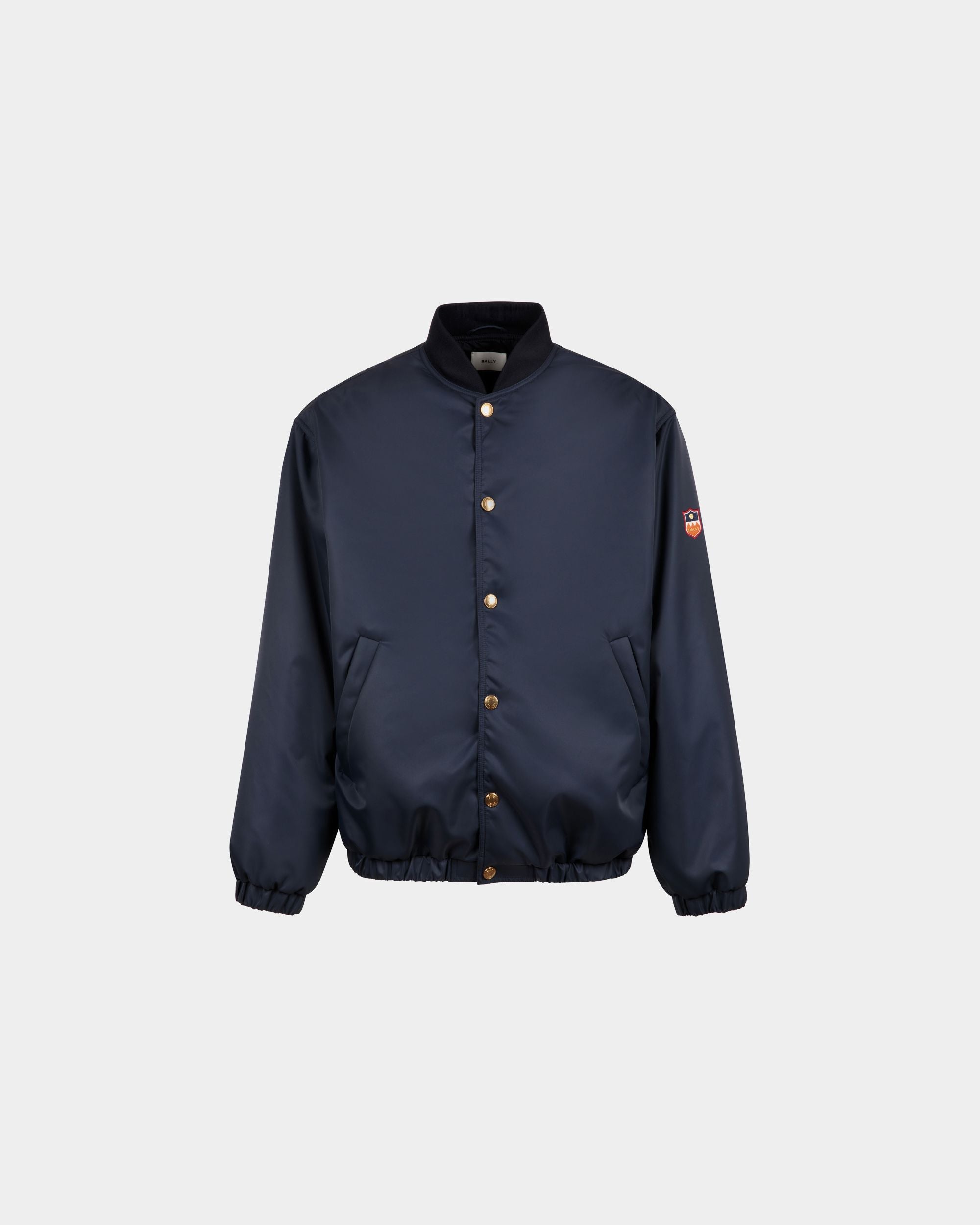 Bomber In Nylon Blu Scuro - Uomo - Bally - 01