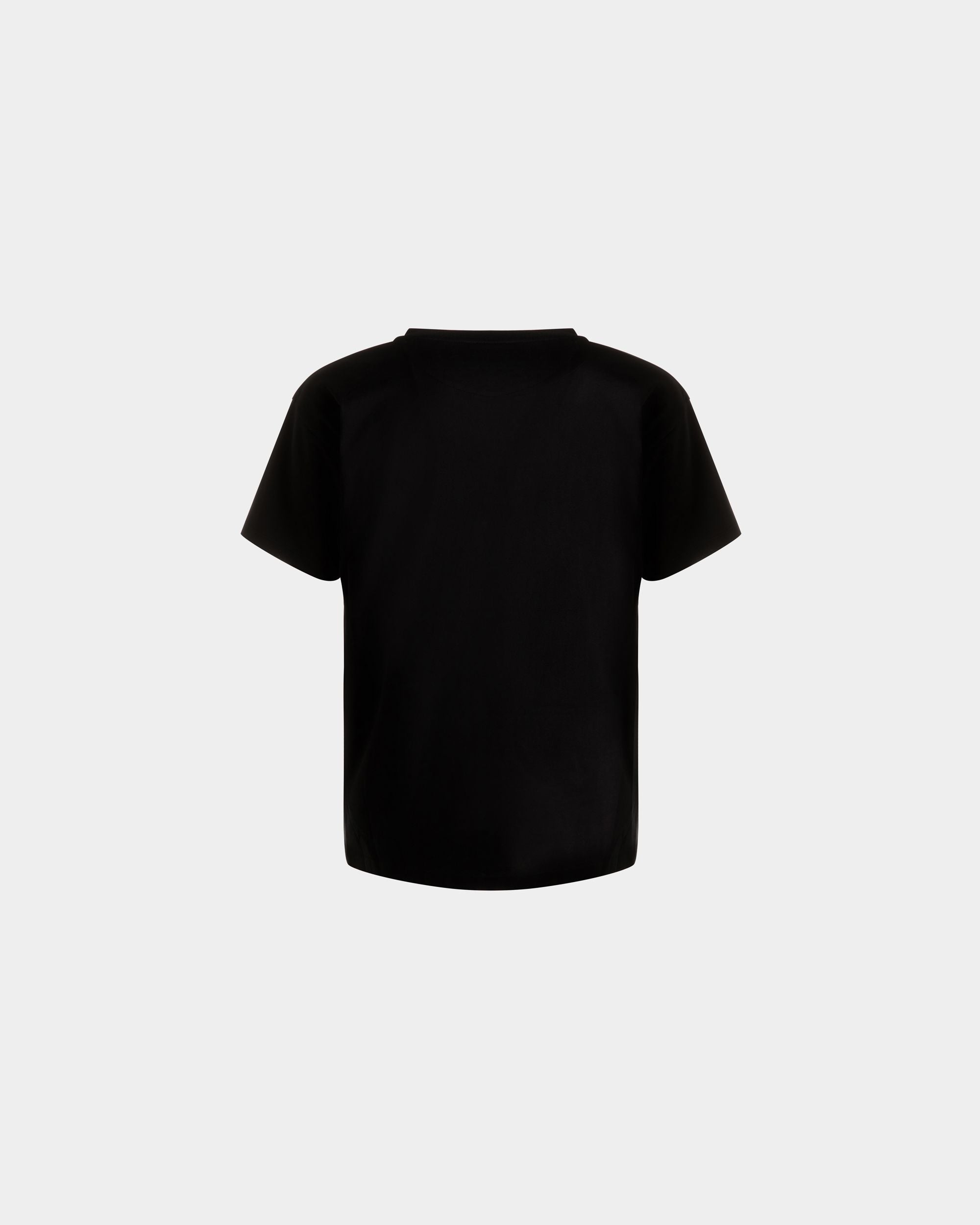 Cutsew T-Shirt In Black Cotton - Uomo - Bally - 03