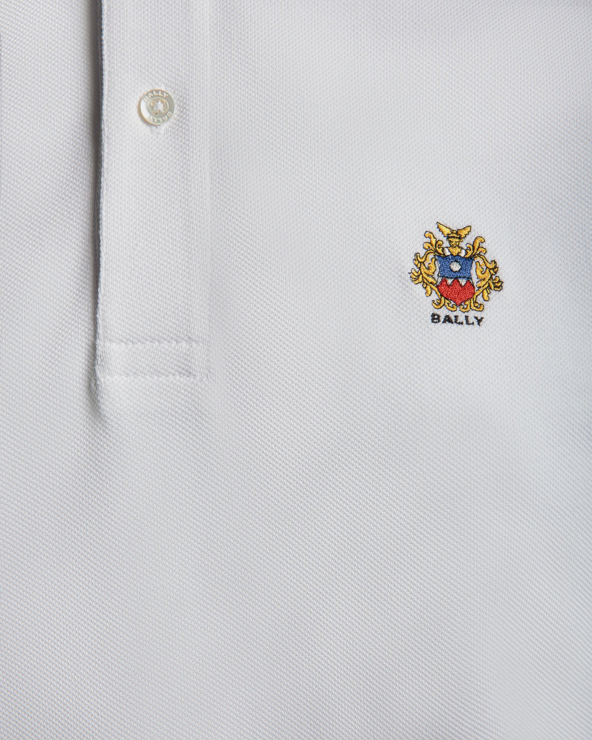 Polo In Cotone Bianco - Uomo - Bally - 02