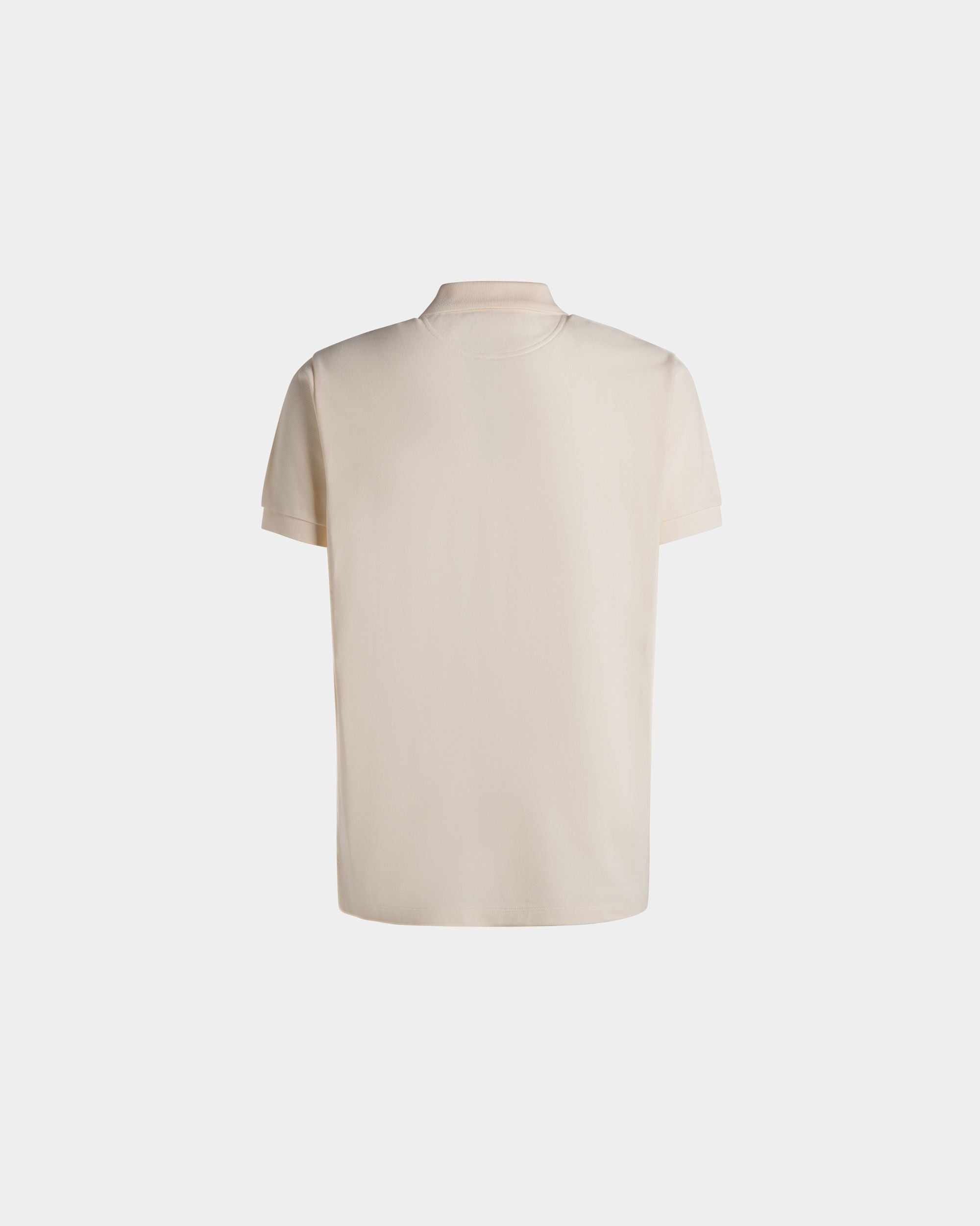 Polo In Cotone Bianco Con Logo Bally Crest - Uomo - Bally - 08