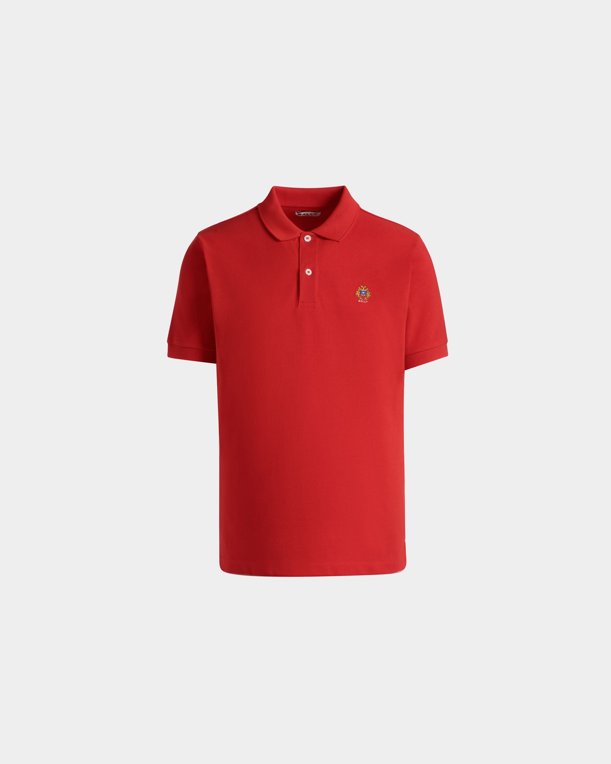 Polo In Cotone Rosso - Uomo - Bally - 01