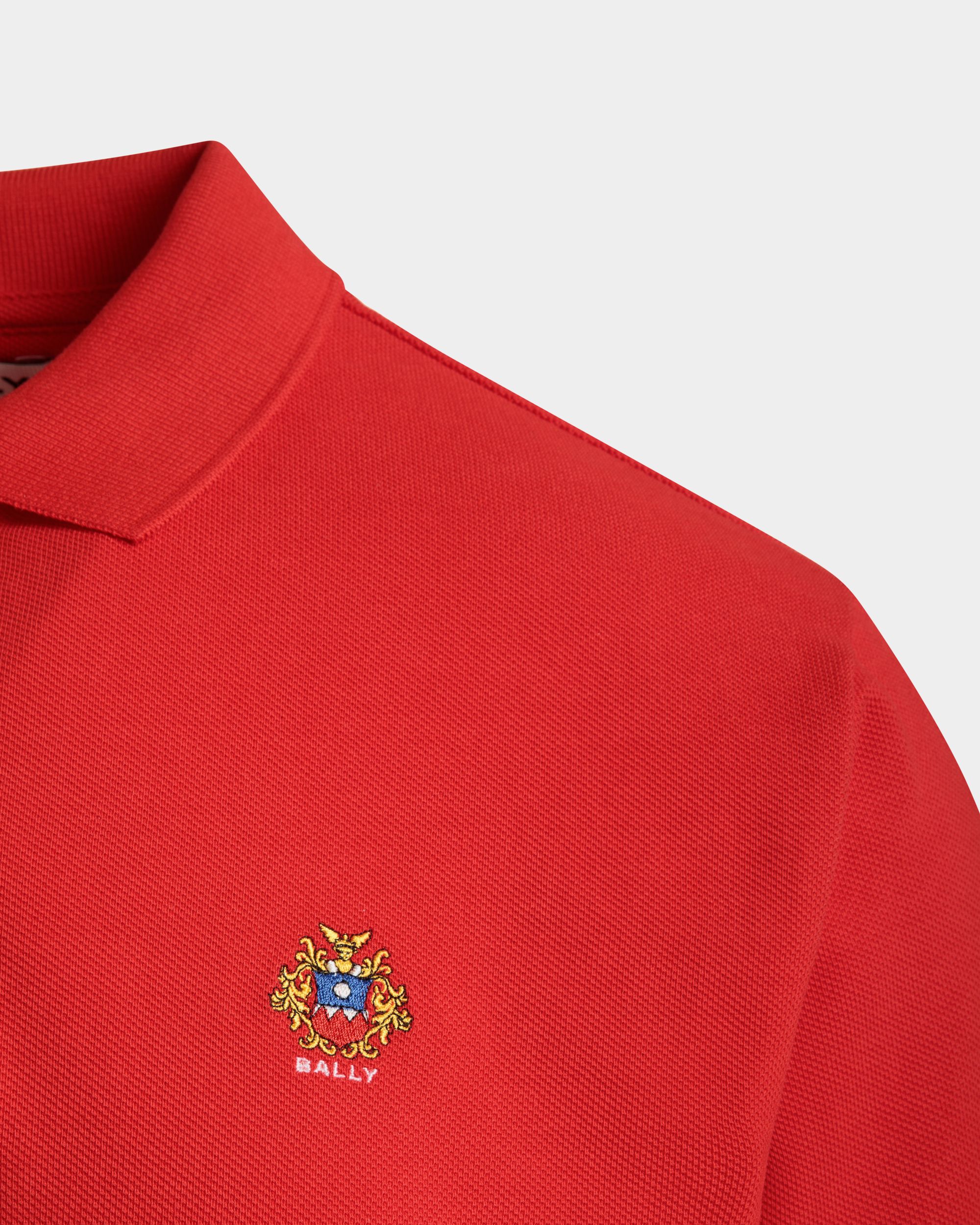 Polo In Cotone Rosso - Uomo - Bally - 02