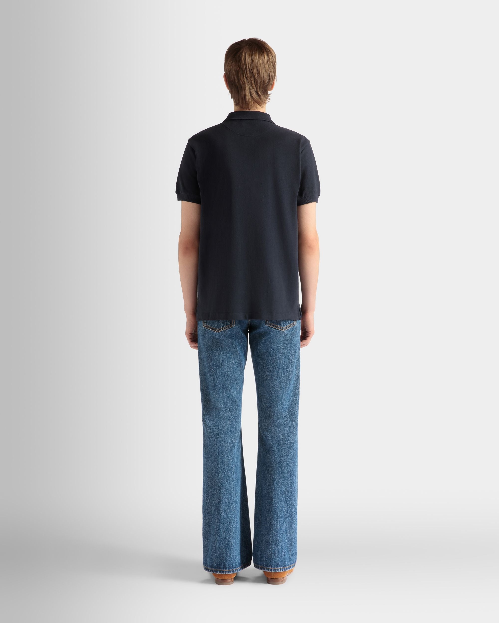 Polo In Cotone Navy Blue - Uomo - Bally - 06