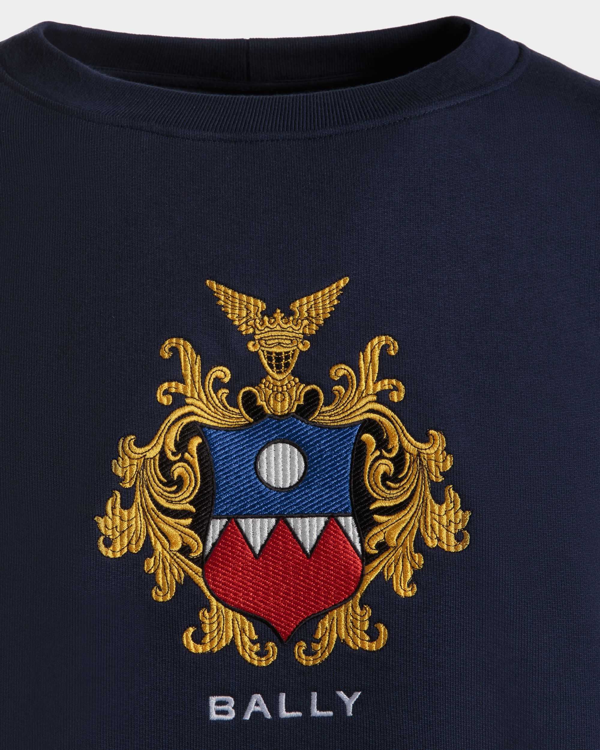 Felpa In Cotone Navy Blue - Uomo - Bally - 02