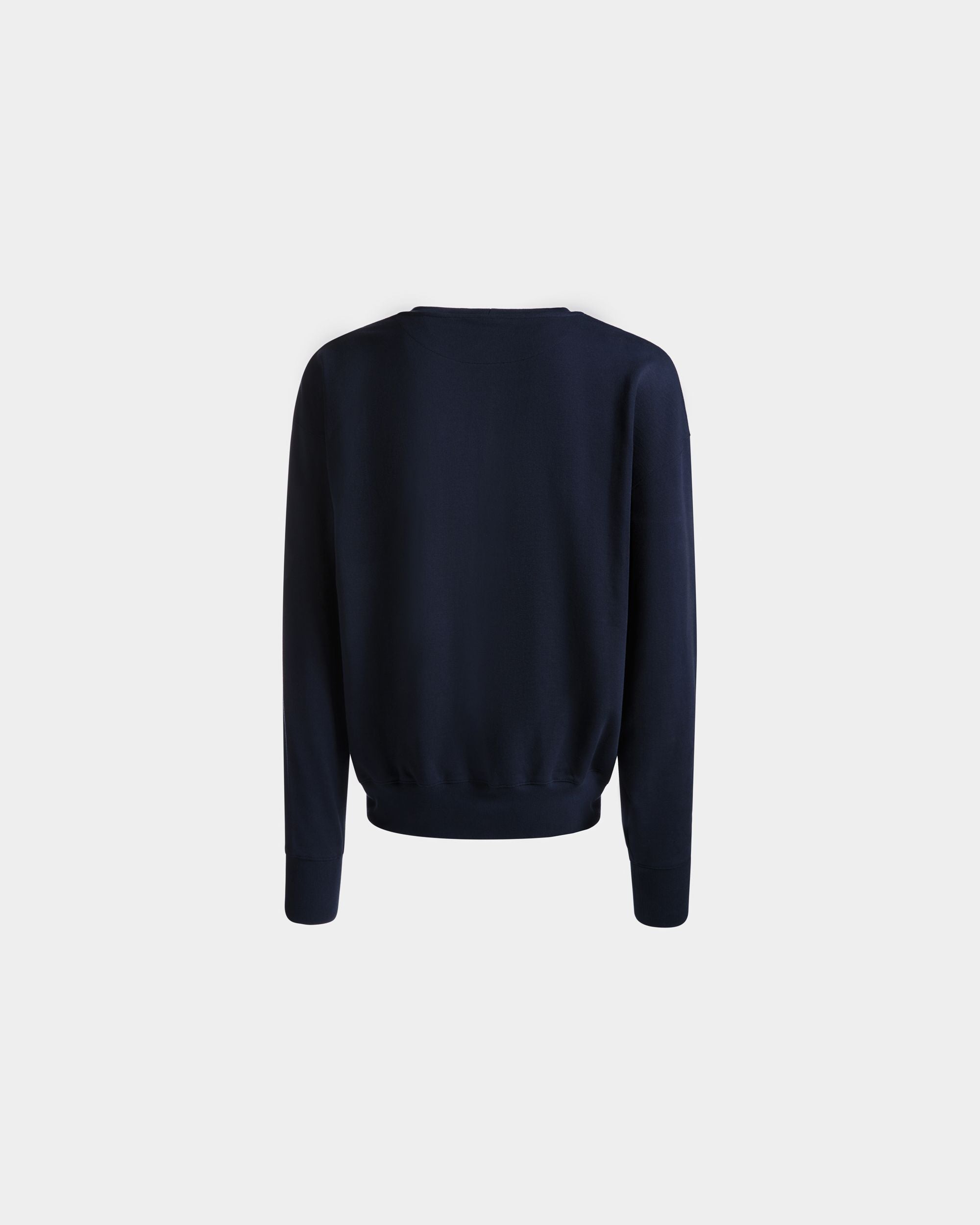 Felpa In Cotone Navy Blue - Uomo - Bally - 03