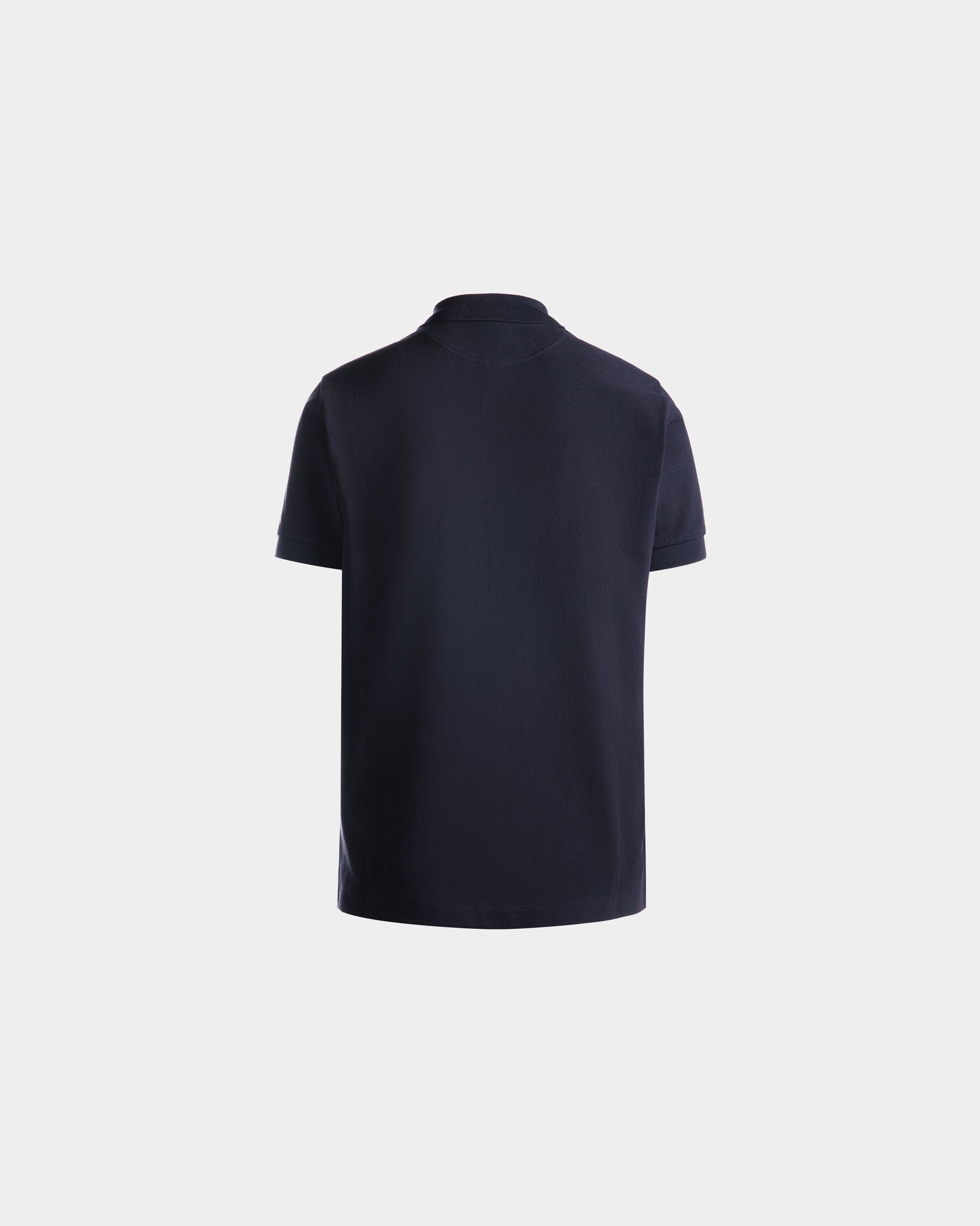 Cutsew Polo In Blue Cotton - Uomo - Bally - 03