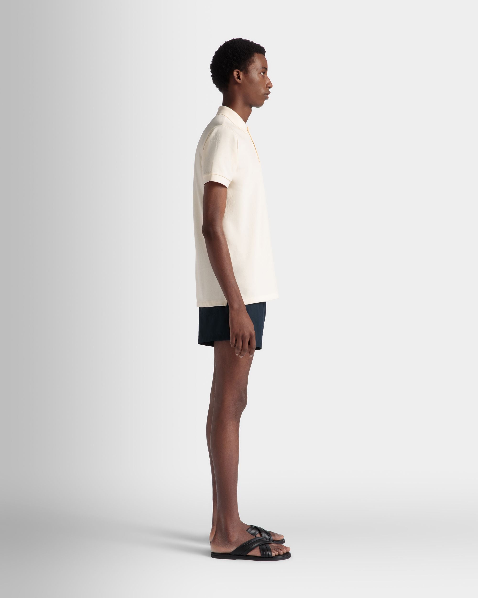 Costume Summer Capsule In Popeline Tecnico Navy Blue - Uomo - Bally - 06