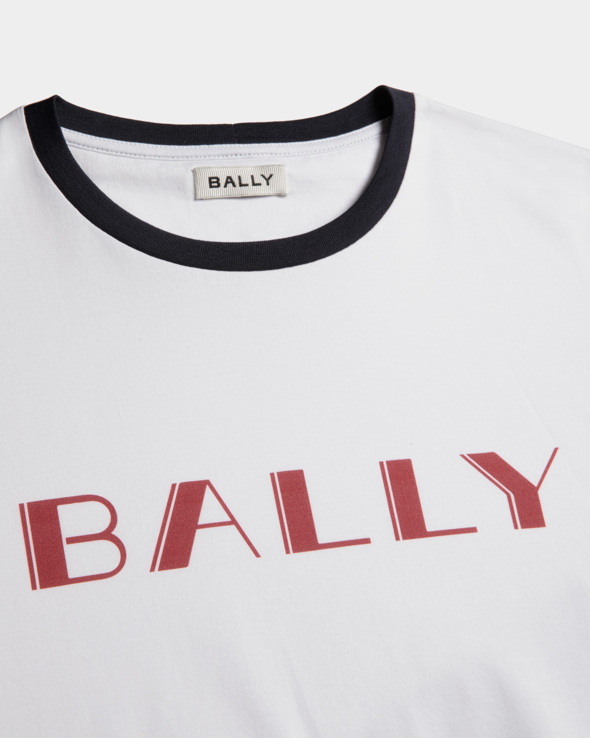 T-Shirt Summer Capsule In Cotone Bianco - Uomo - Bally - 02