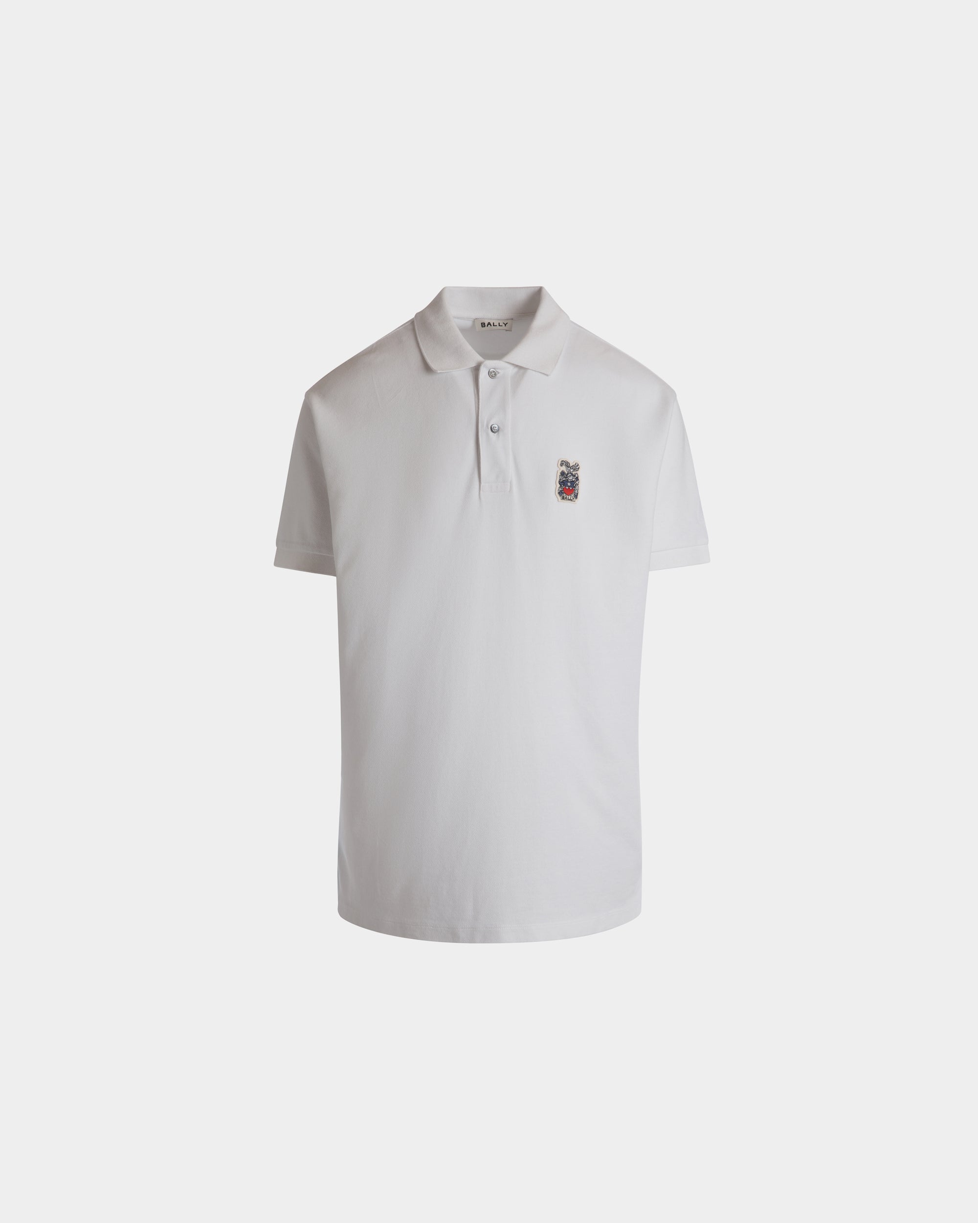 Polo In Cotone Bianco - Uomo - Bally - 01