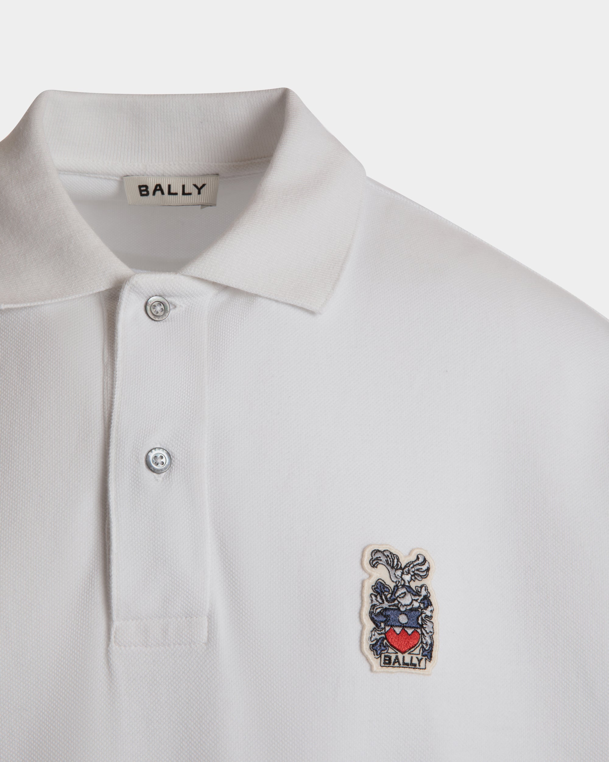 Polo In Cotone Bianco - Uomo - Bally - 04