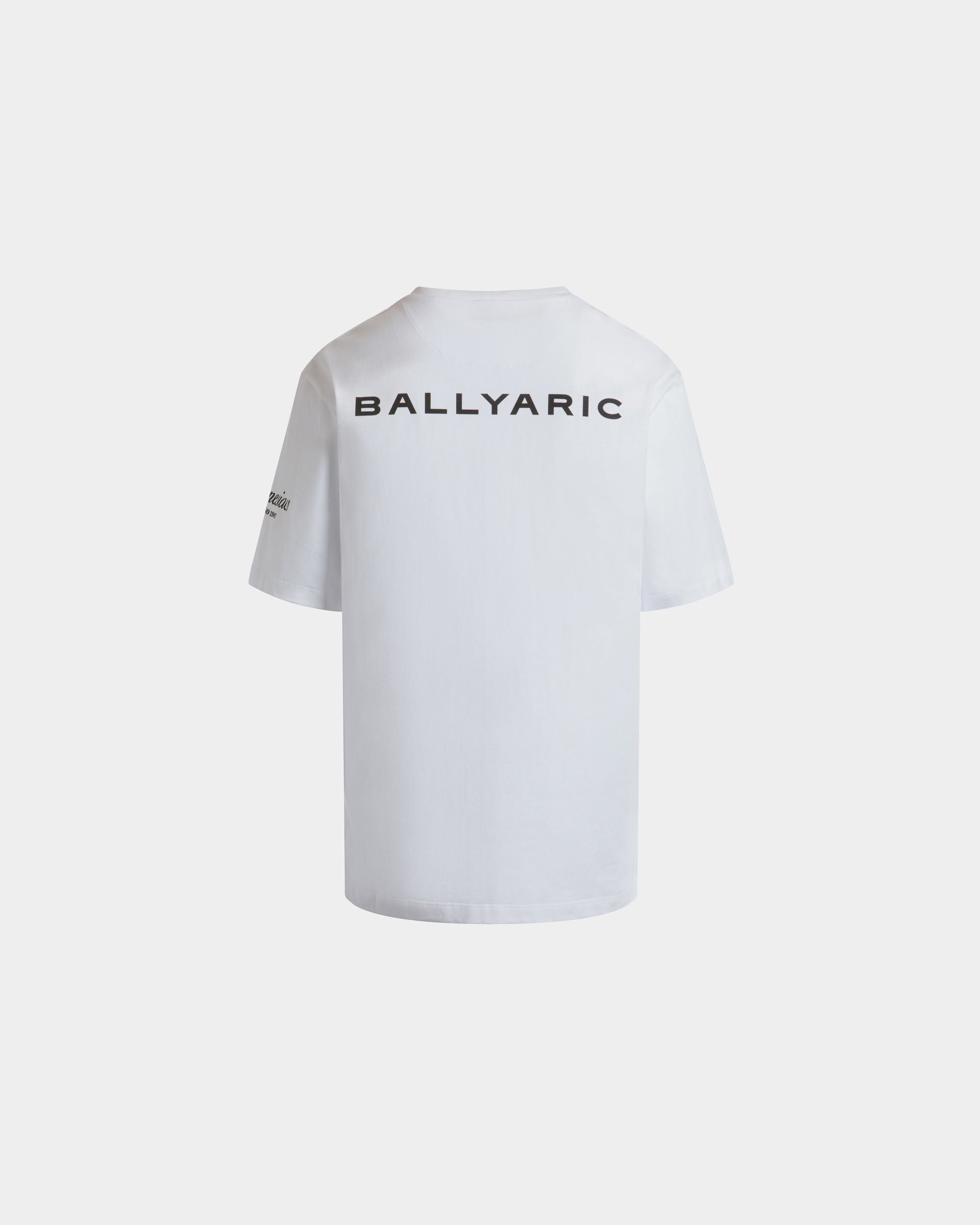 T-Shirt DJ Leo Mas X Bally In Cotone Bianco Con Stampa Amnesia - Uomo - Bally - 07