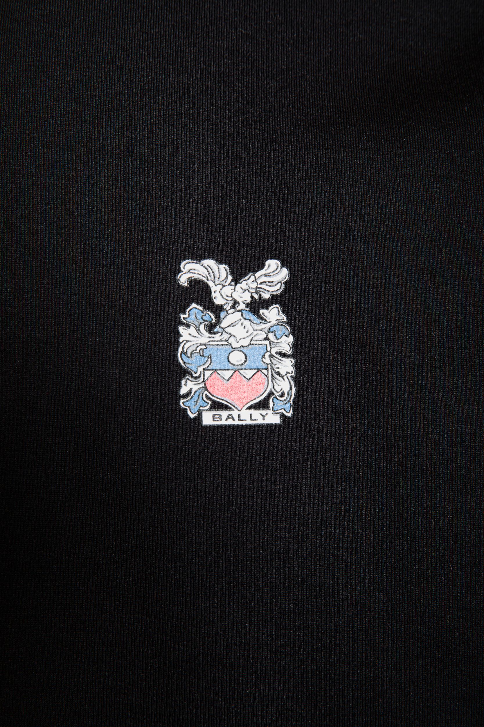T-Shirt In Cotone Nero - Uomo - Bally - 04