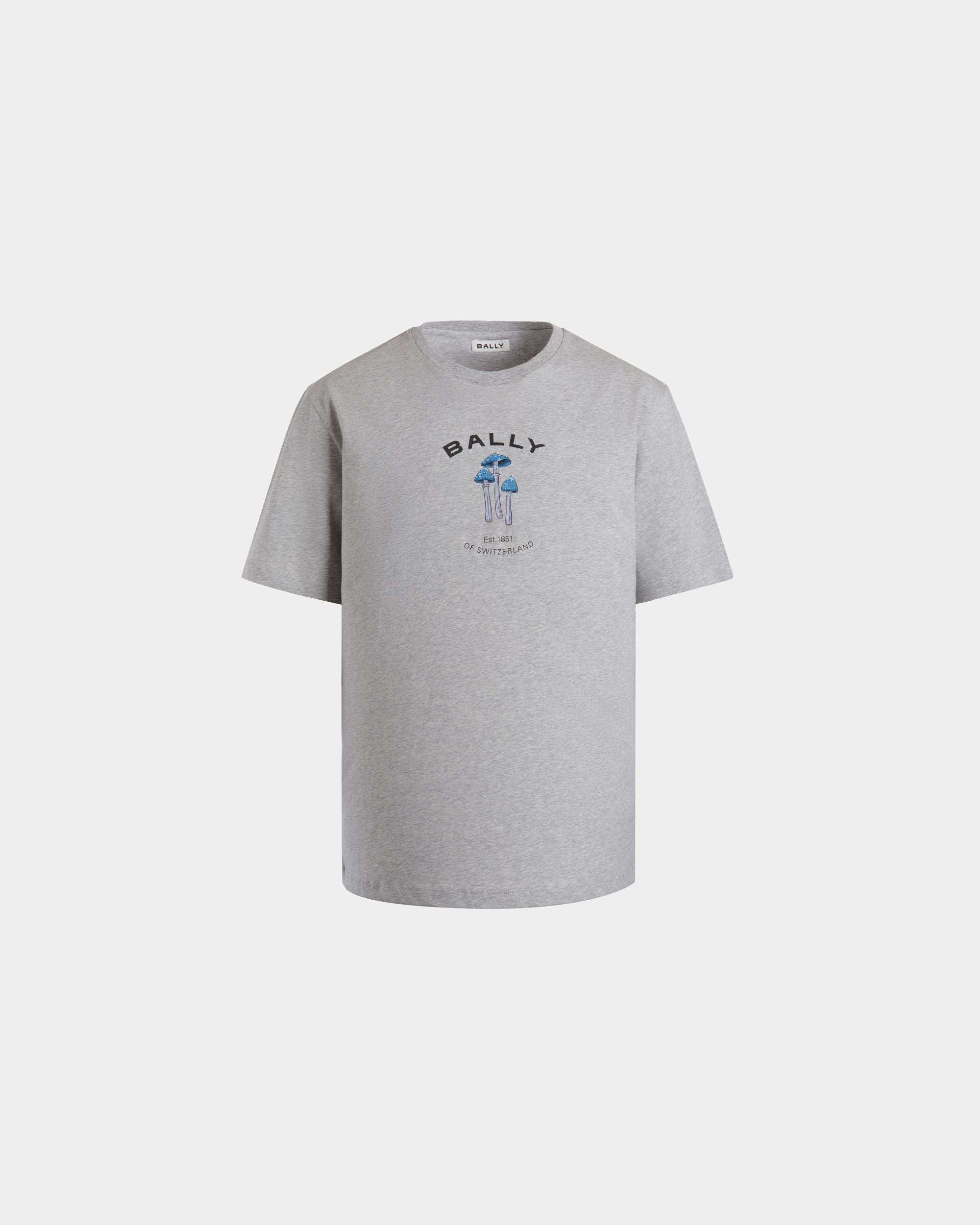 Cutsew T-Shirt In Grey Cotton - Uomo - Bally - 01