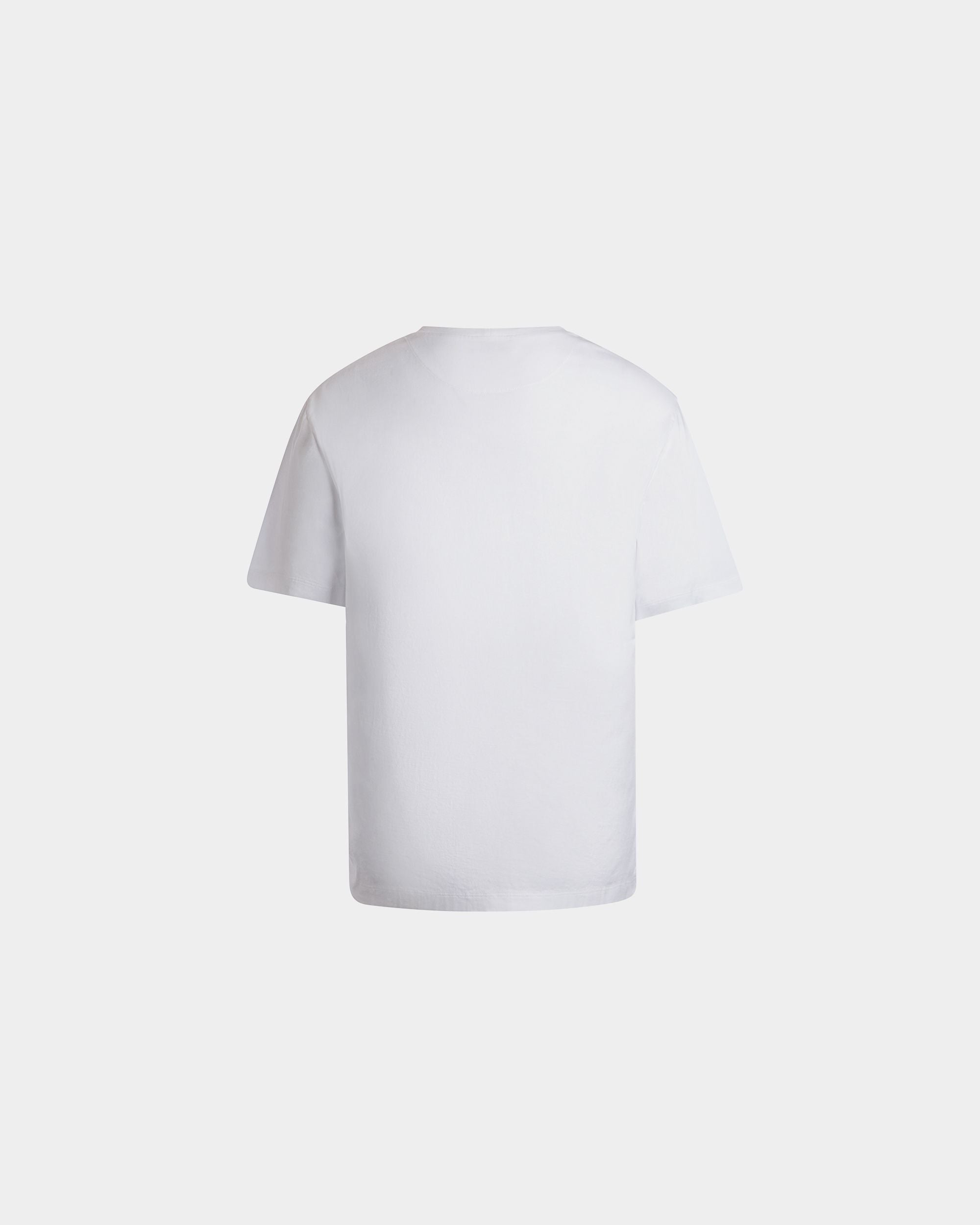 T-Shirt In Cotone Bianco Con Grafica Rocking Bally Di Beni Bischof - Uomo - Bally - 07