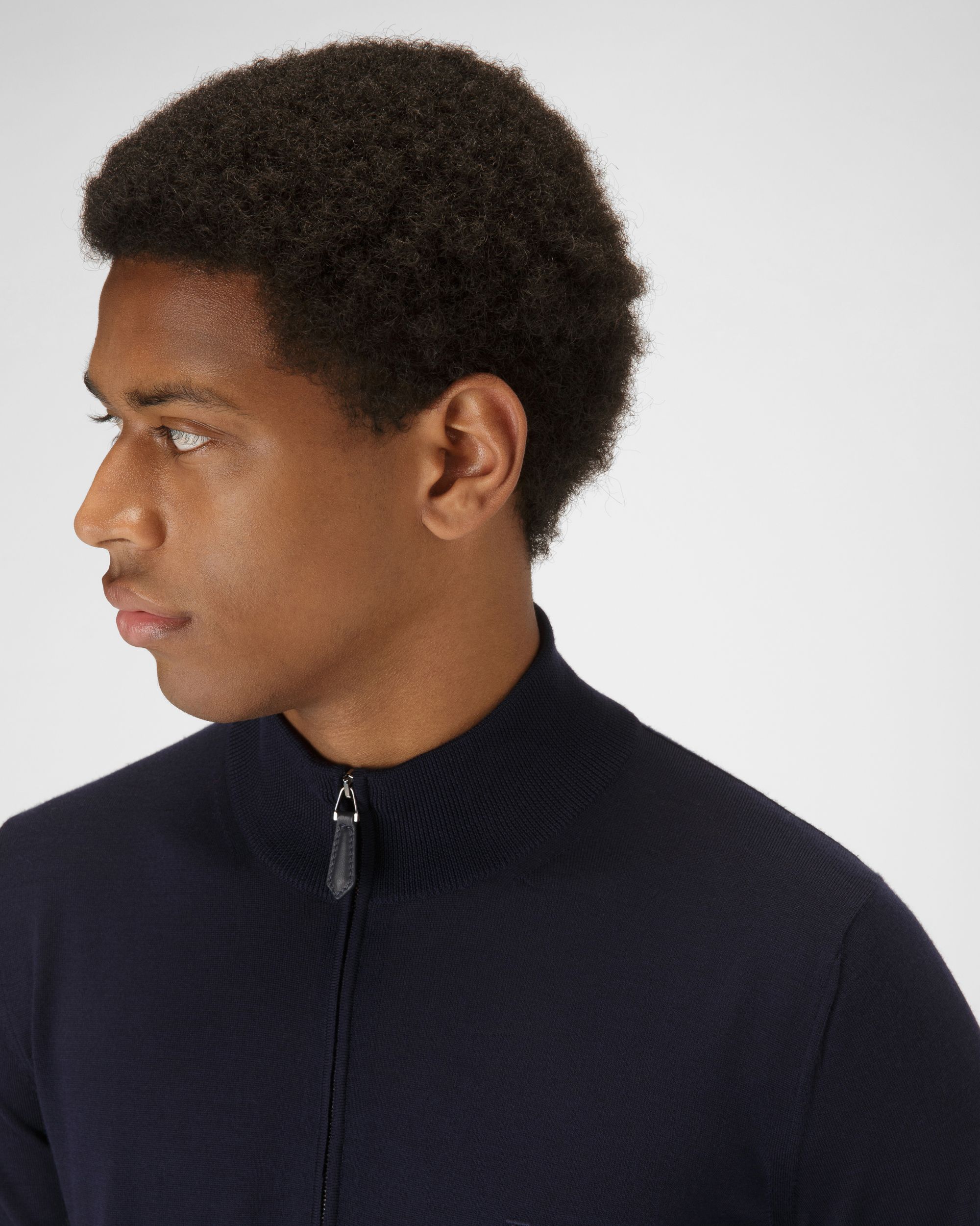 Maglione In Lana Con Zip Corta - Uomo - Bally - 02