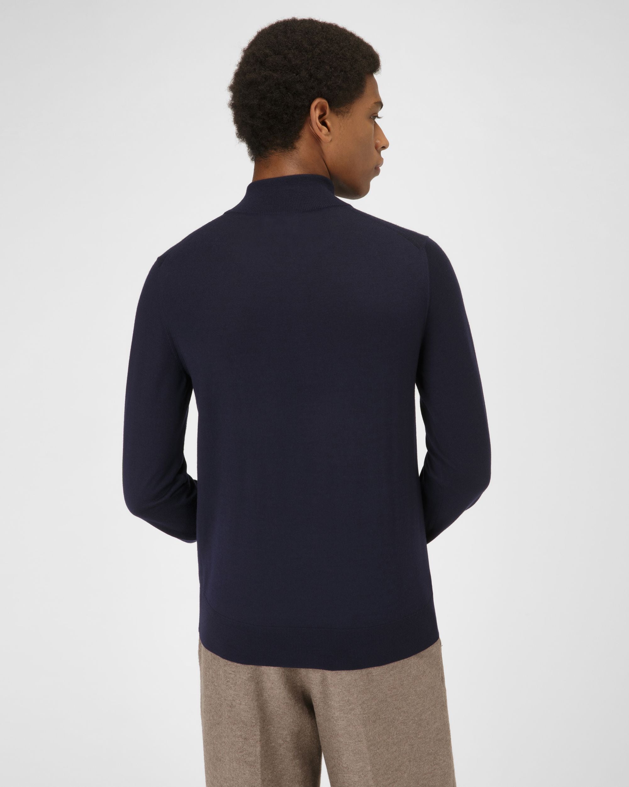 Maglione In Lana Con Zip Corta - Uomo - Bally - 03