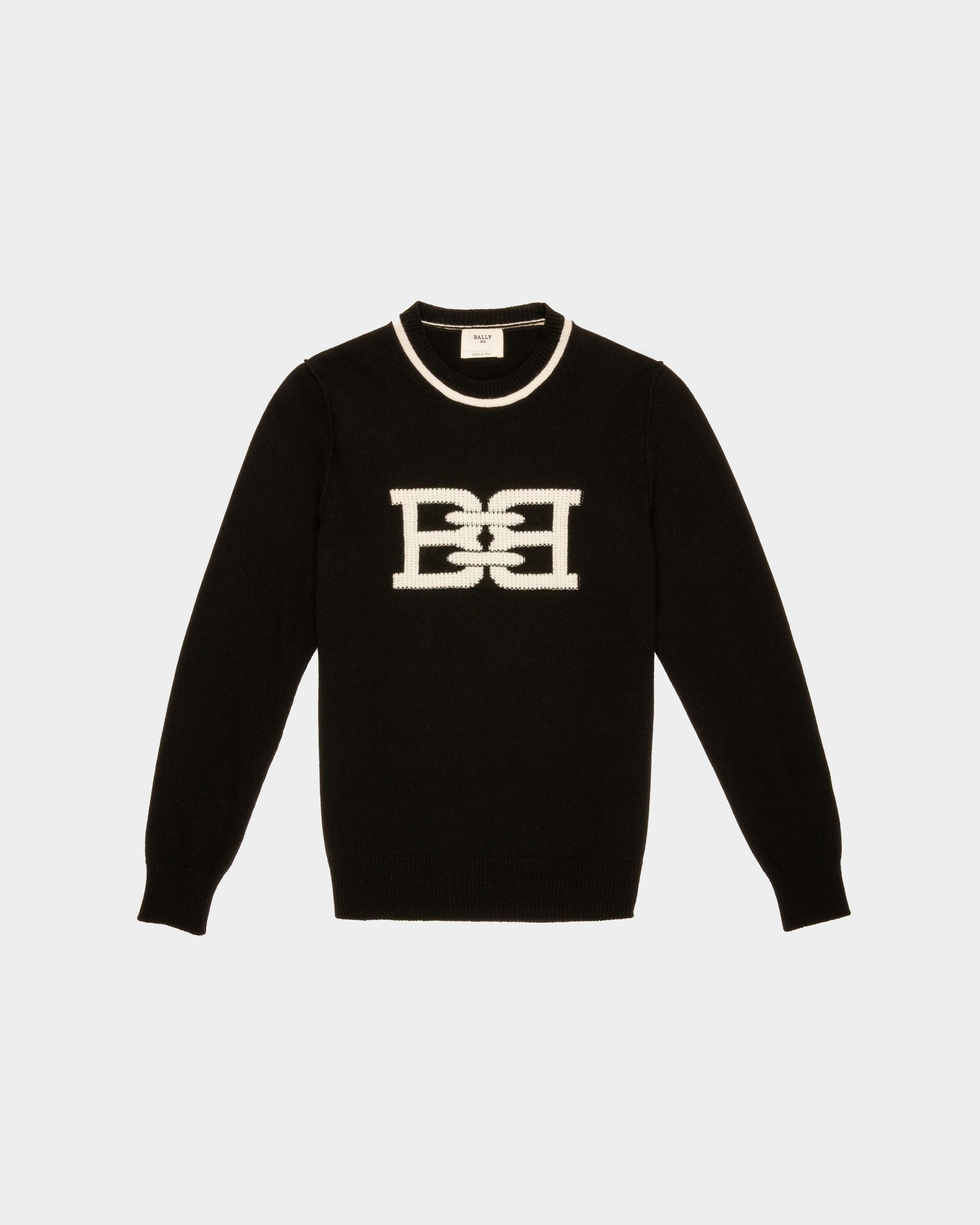 Pullover In Lana E Cashmere Colore Nero - Uomo - Bally - 01