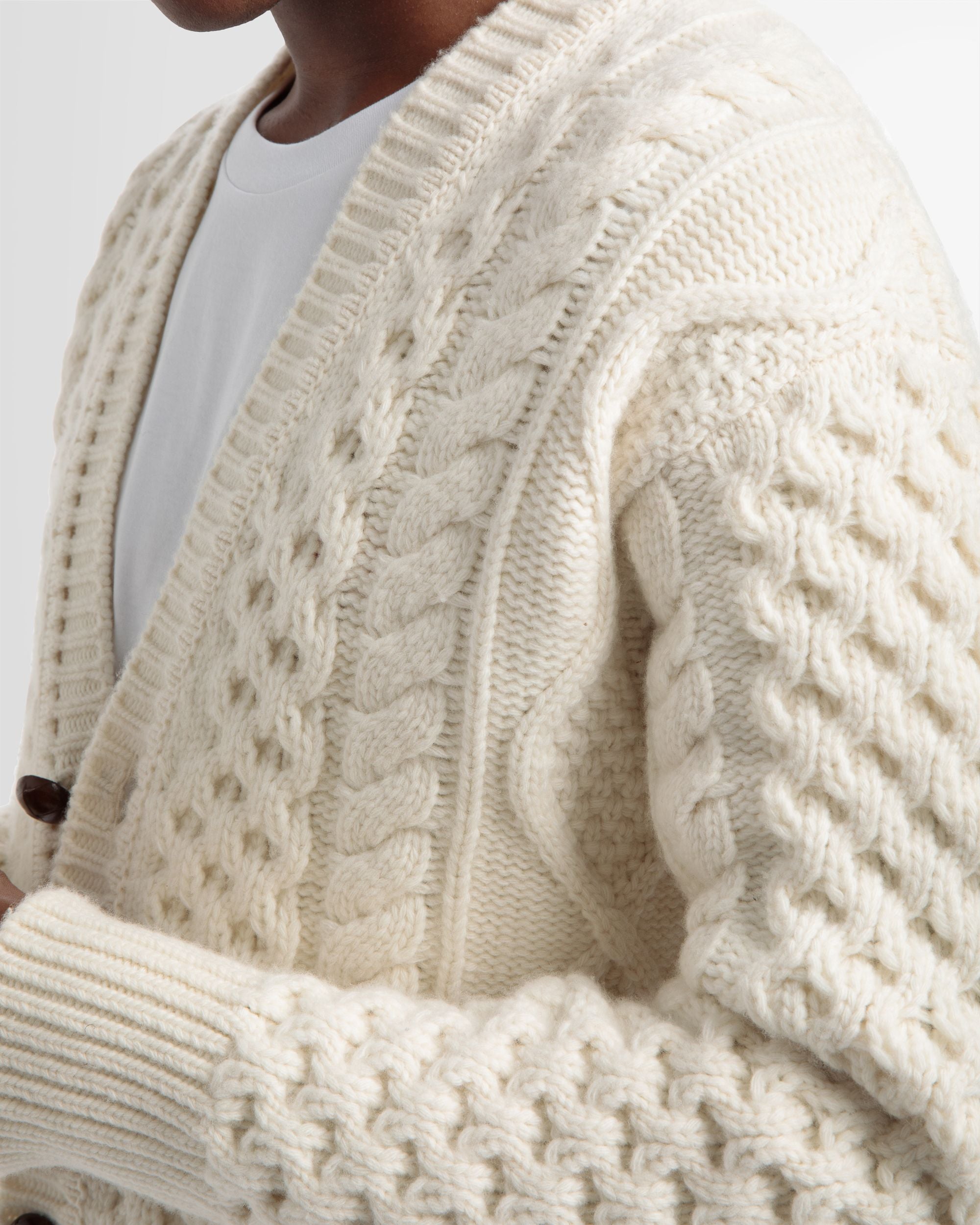 Cardigan Con Scollo A V Lavorato A Maglia - Uomo - Bally - 04