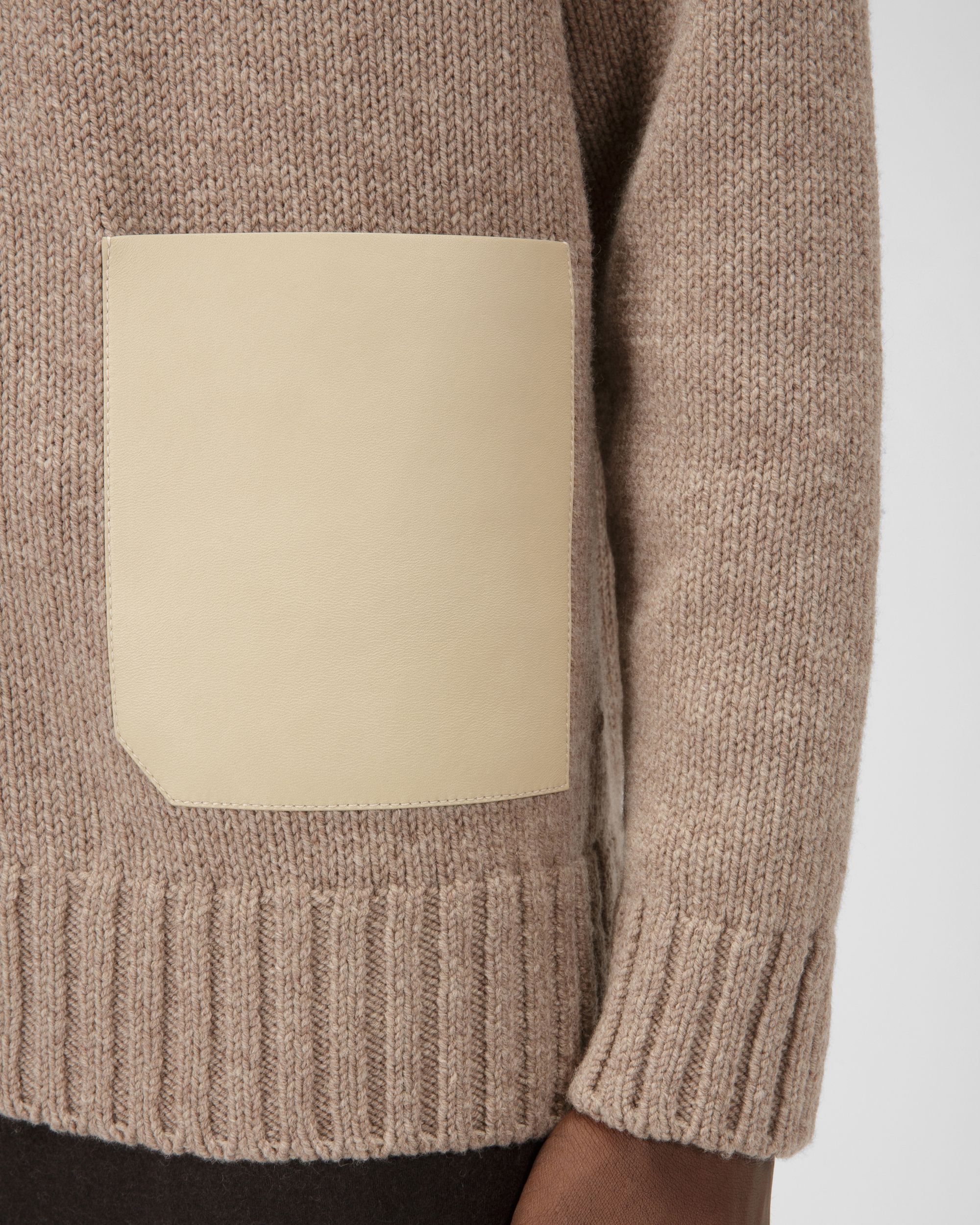 Pullover Con Tasca In Pelle - Uomo - Bally - 02