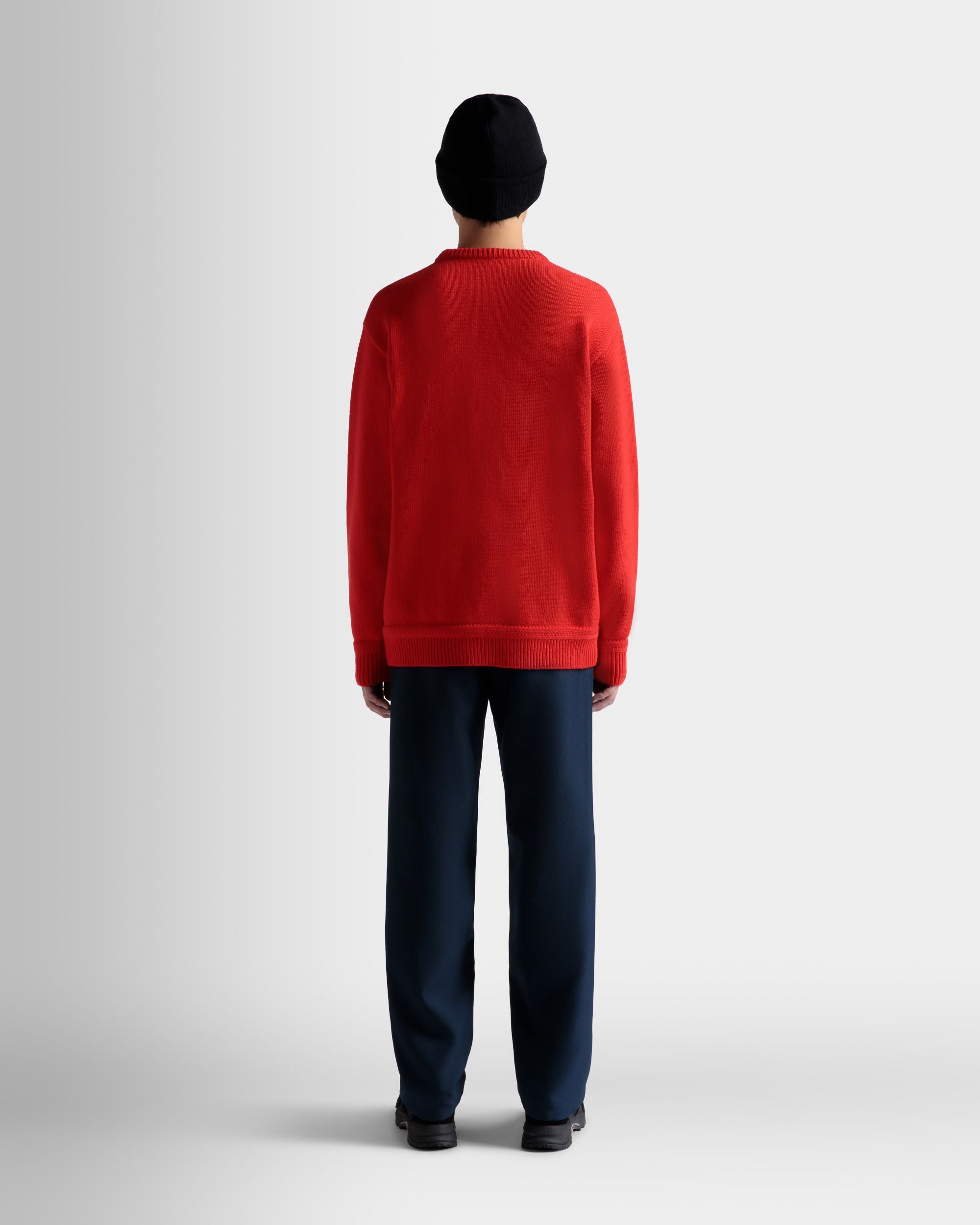 Maglione In Lana Rossa - Uomo - Bally - 06